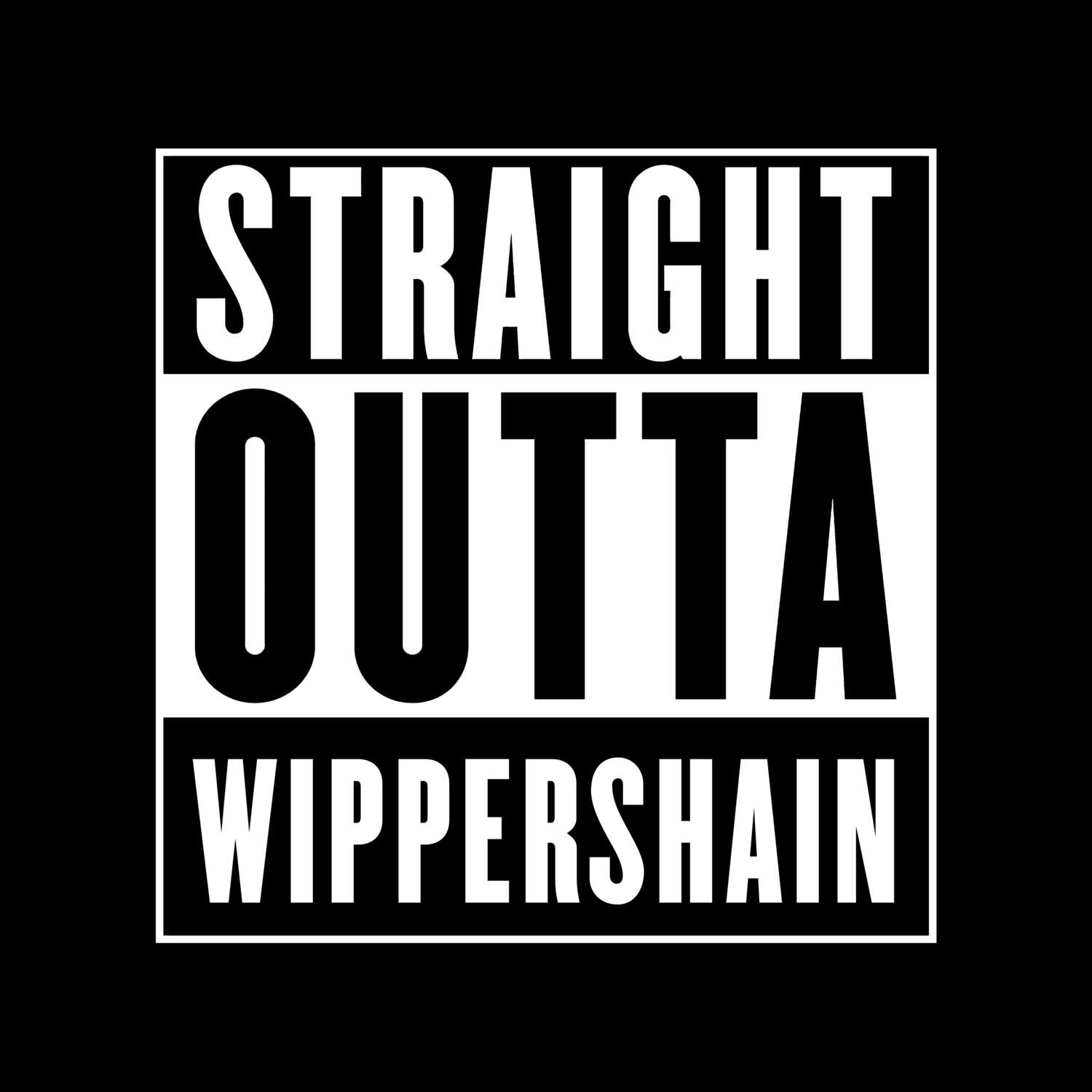 Wippershain T-Shirt »Straight Outta«