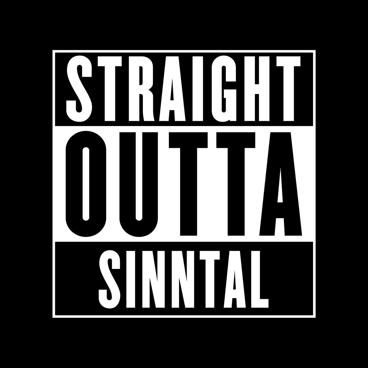 Sinntal T-Shirt »Straight Outta«