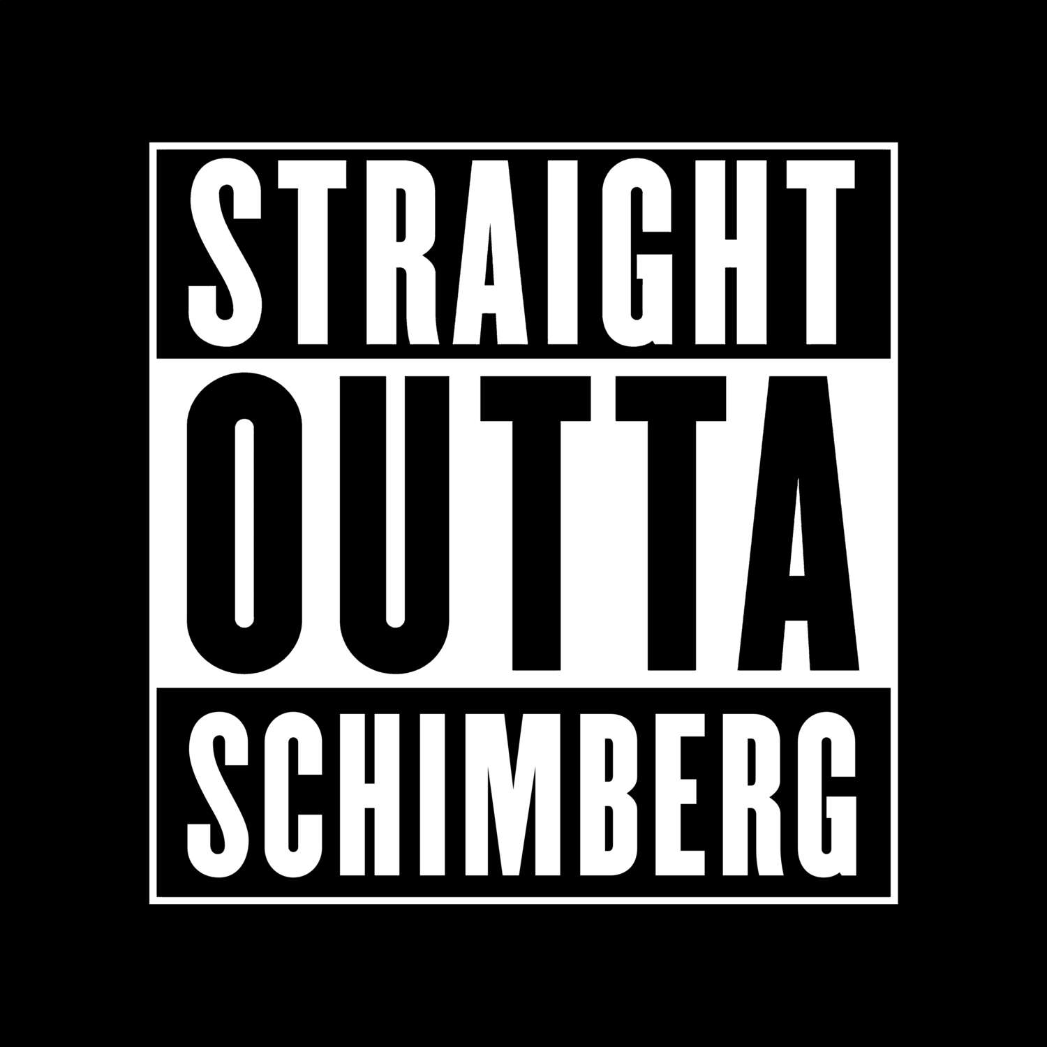 Schimberg T-Shirt »Straight Outta«