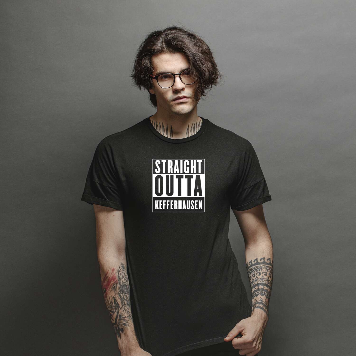 T-Shirt »Straight Outta« für den Ort »Kefferhausen«