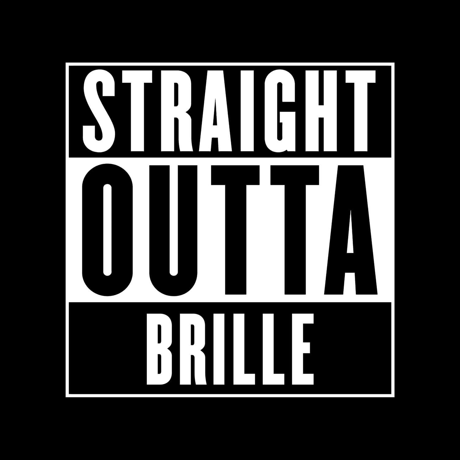 Brille T-Shirt »Straight Outta«