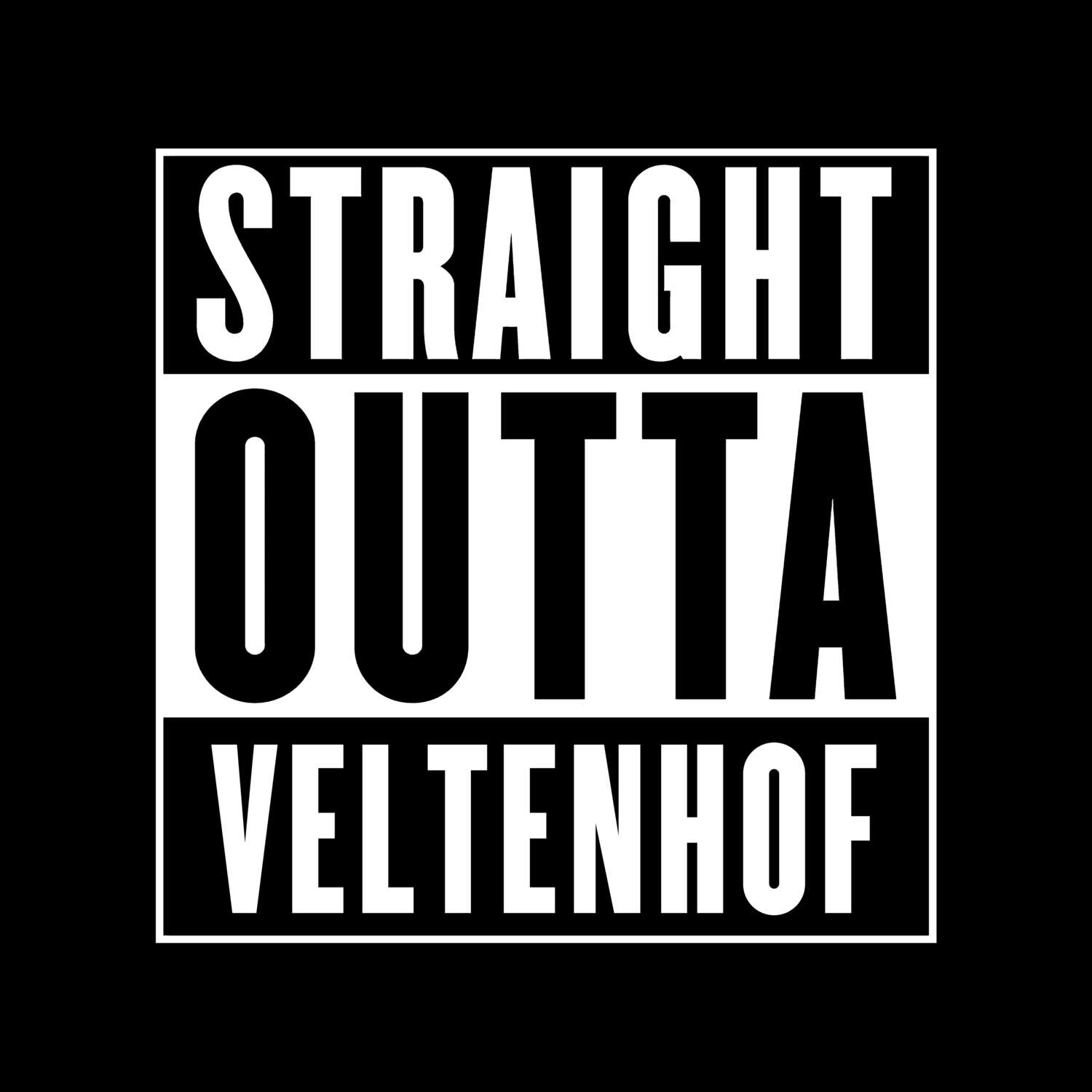 Veltenhof T-Shirt »Straight Outta«