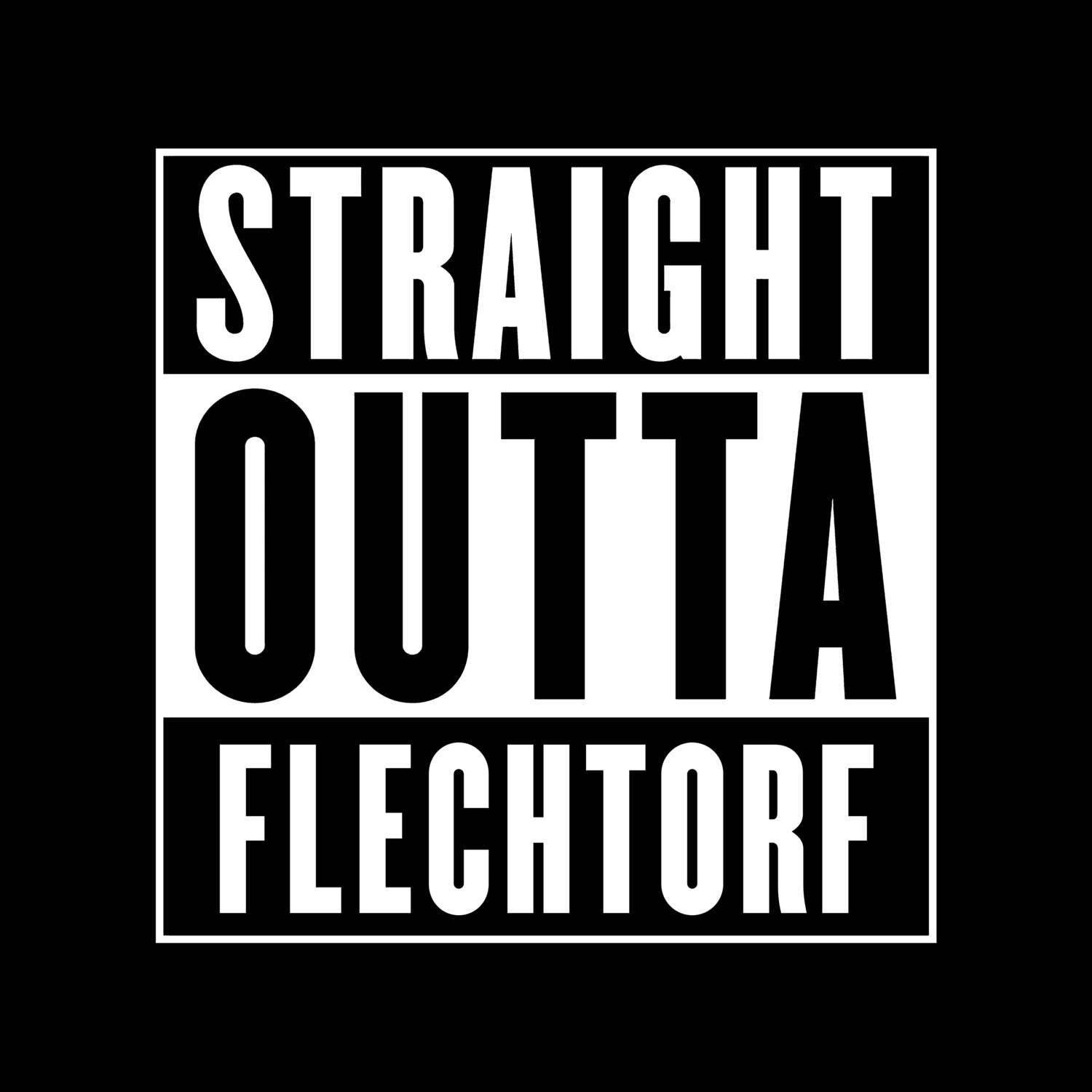 Flechtorf T-Shirt »Straight Outta«