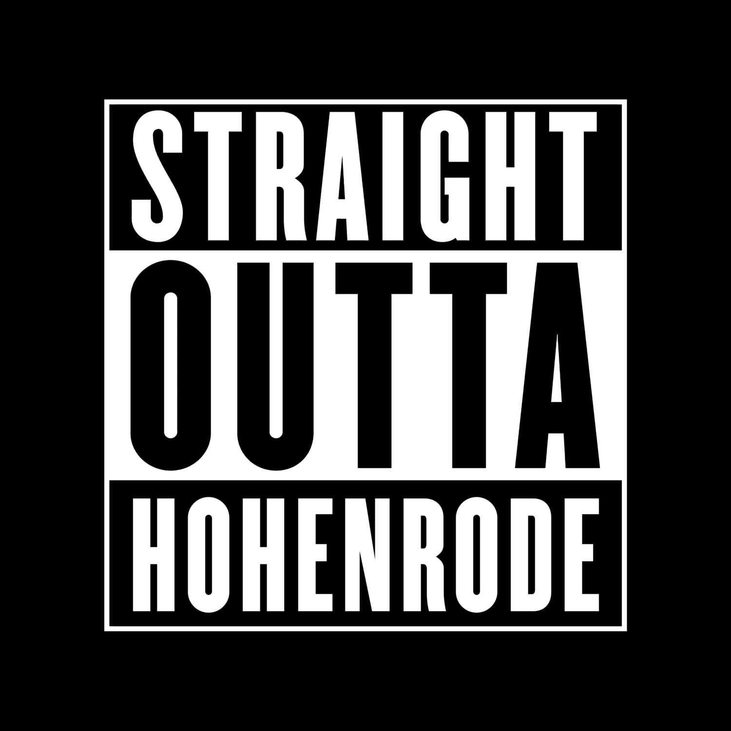 Hohenrode T-Shirt »Straight Outta«