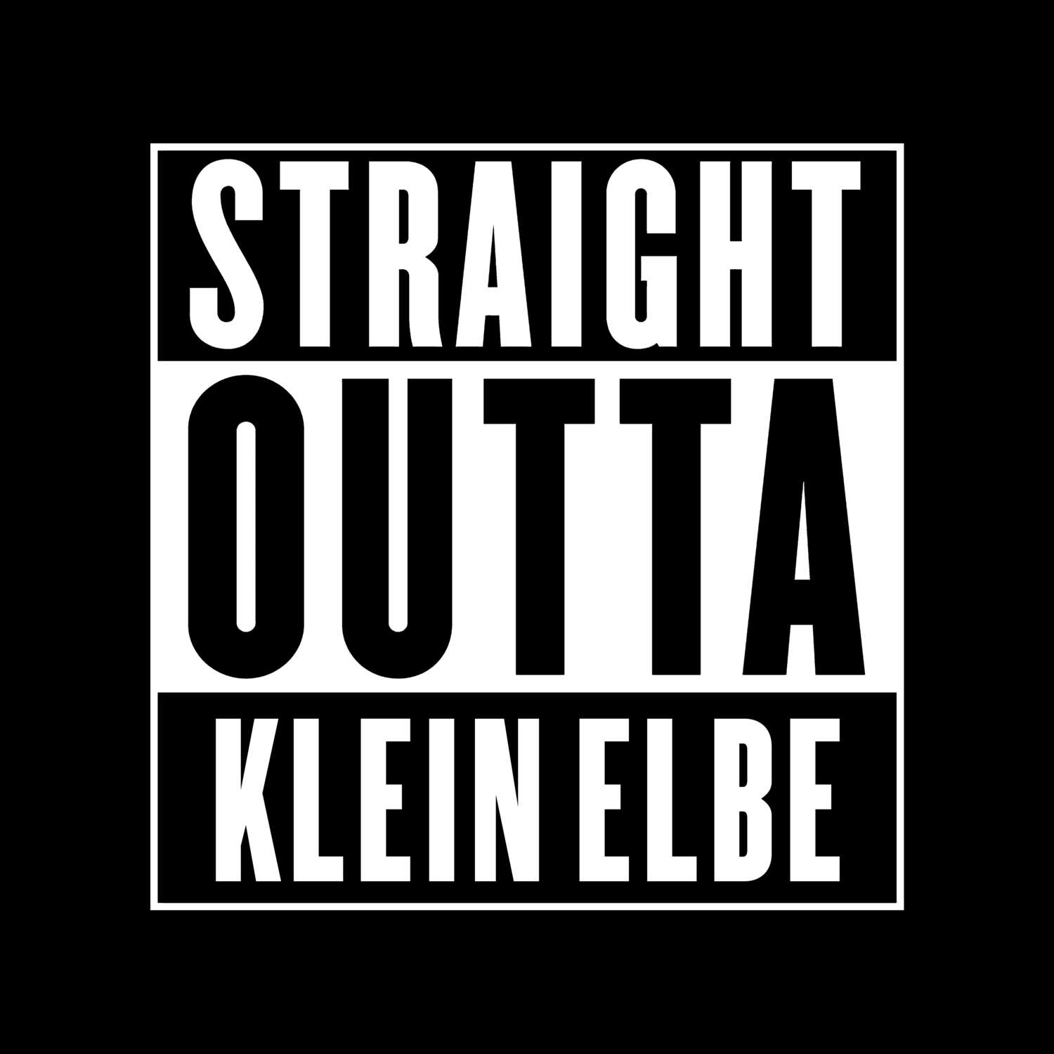 Klein Elbe T-Shirt »Straight Outta«