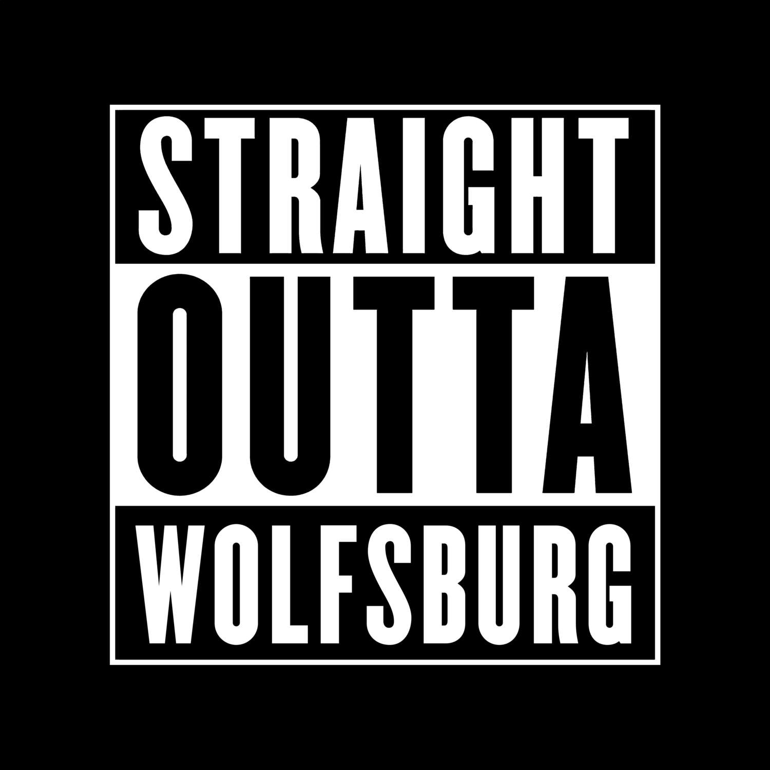 Wolfsburg T-Shirt »Straight Outta«