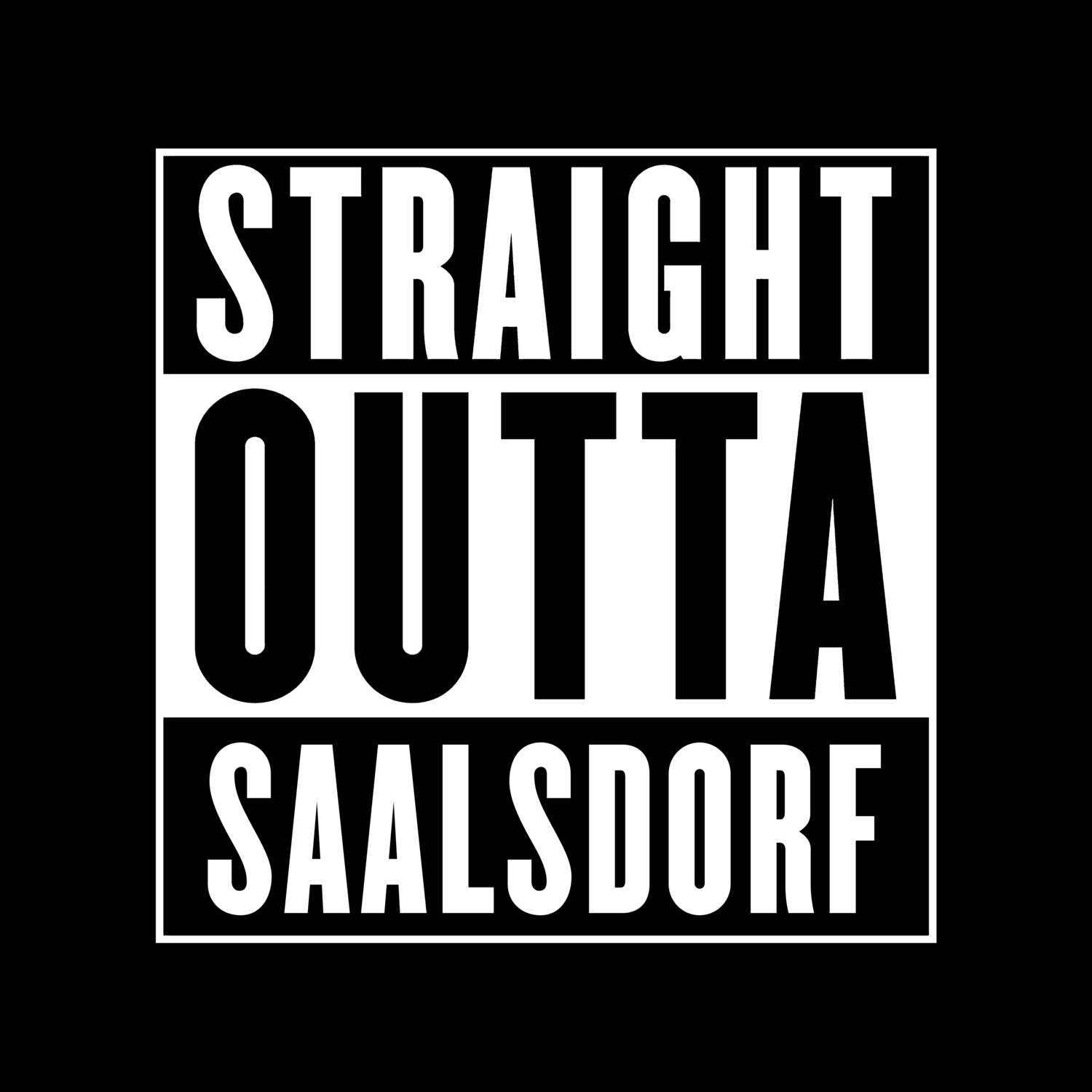 Saalsdorf T-Shirt »Straight Outta«
