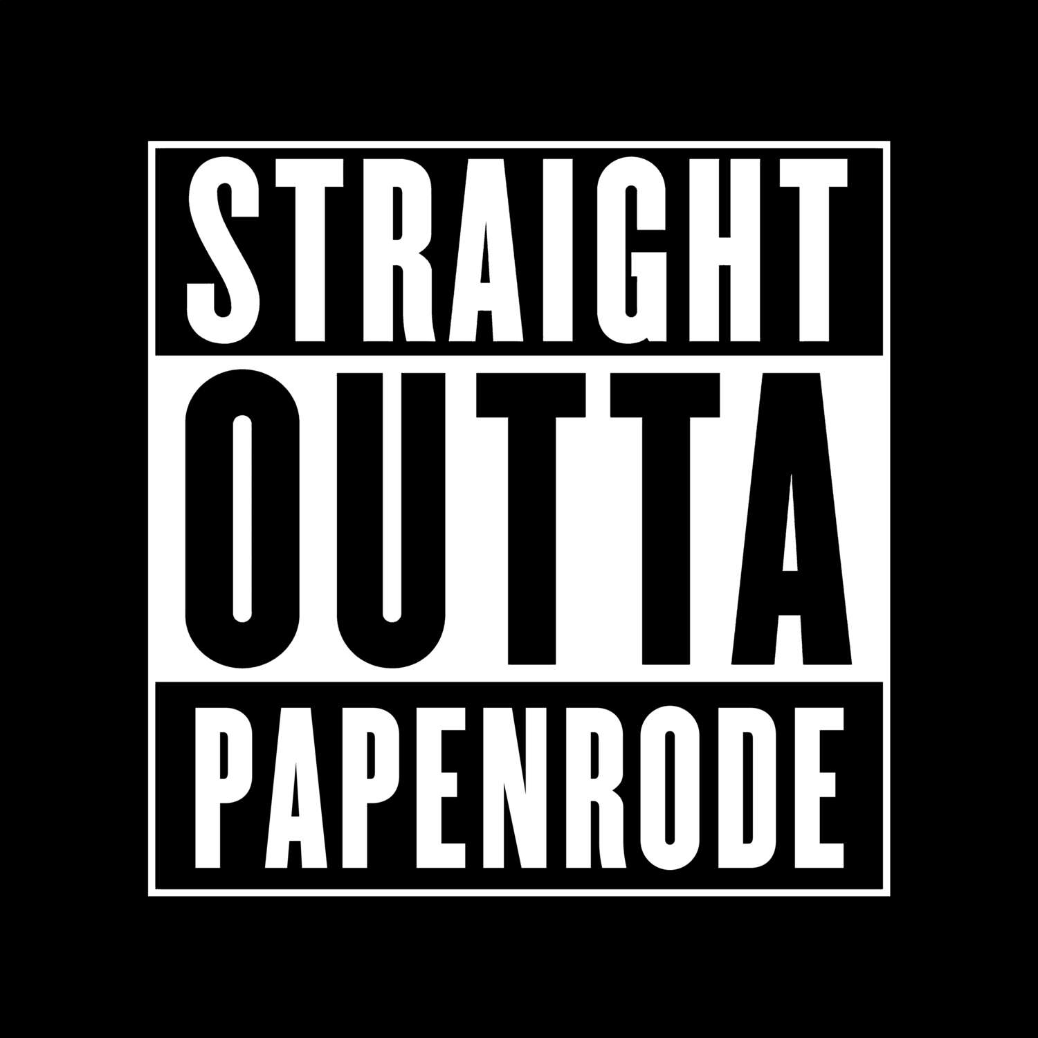 Papenrode T-Shirt »Straight Outta«