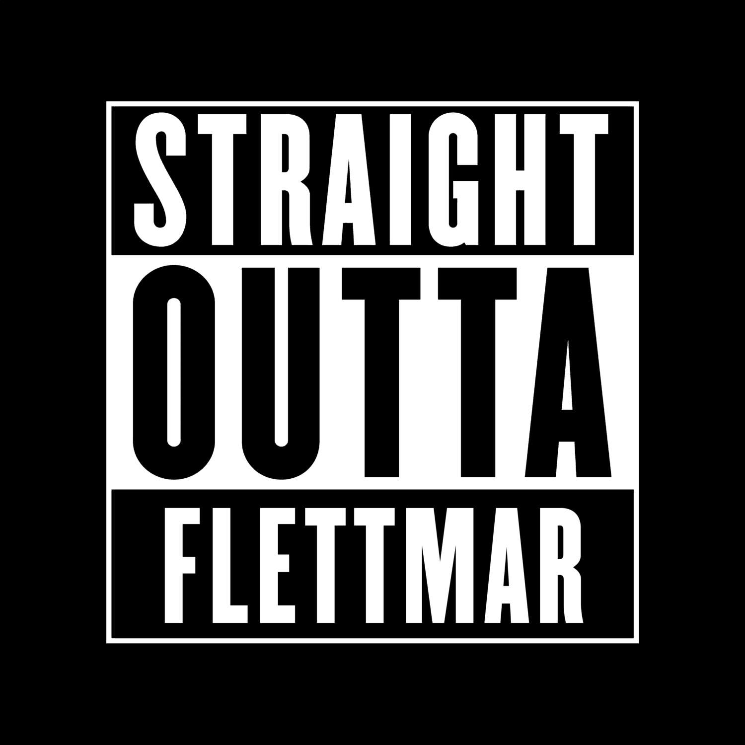 Flettmar T-Shirt »Straight Outta«