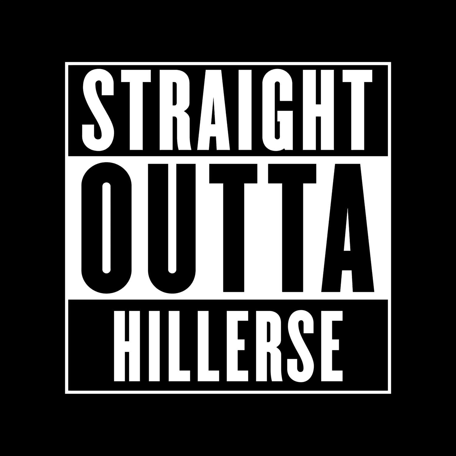 Hillerse T-Shirt »Straight Outta«