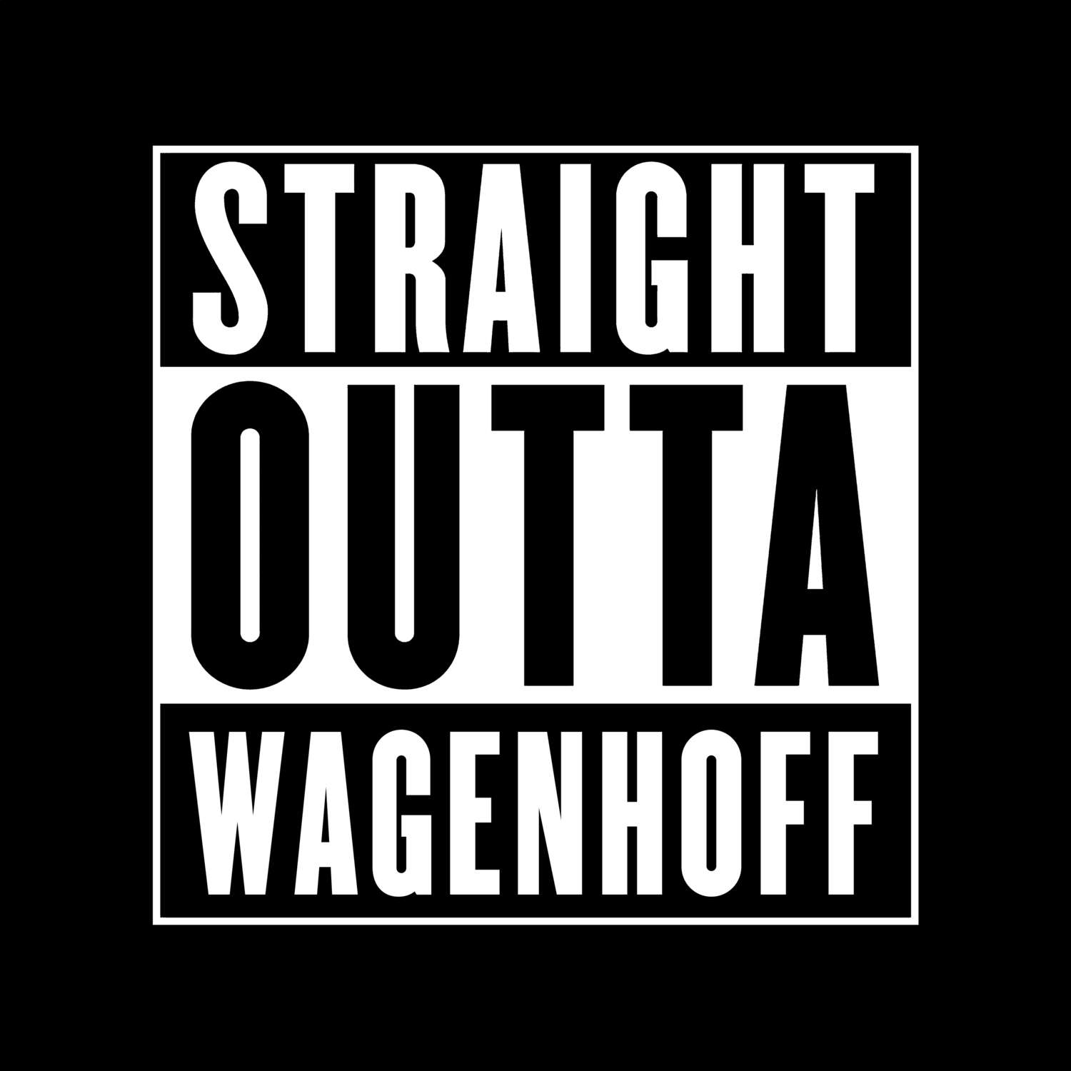 Wagenhoff T-Shirt »Straight Outta«