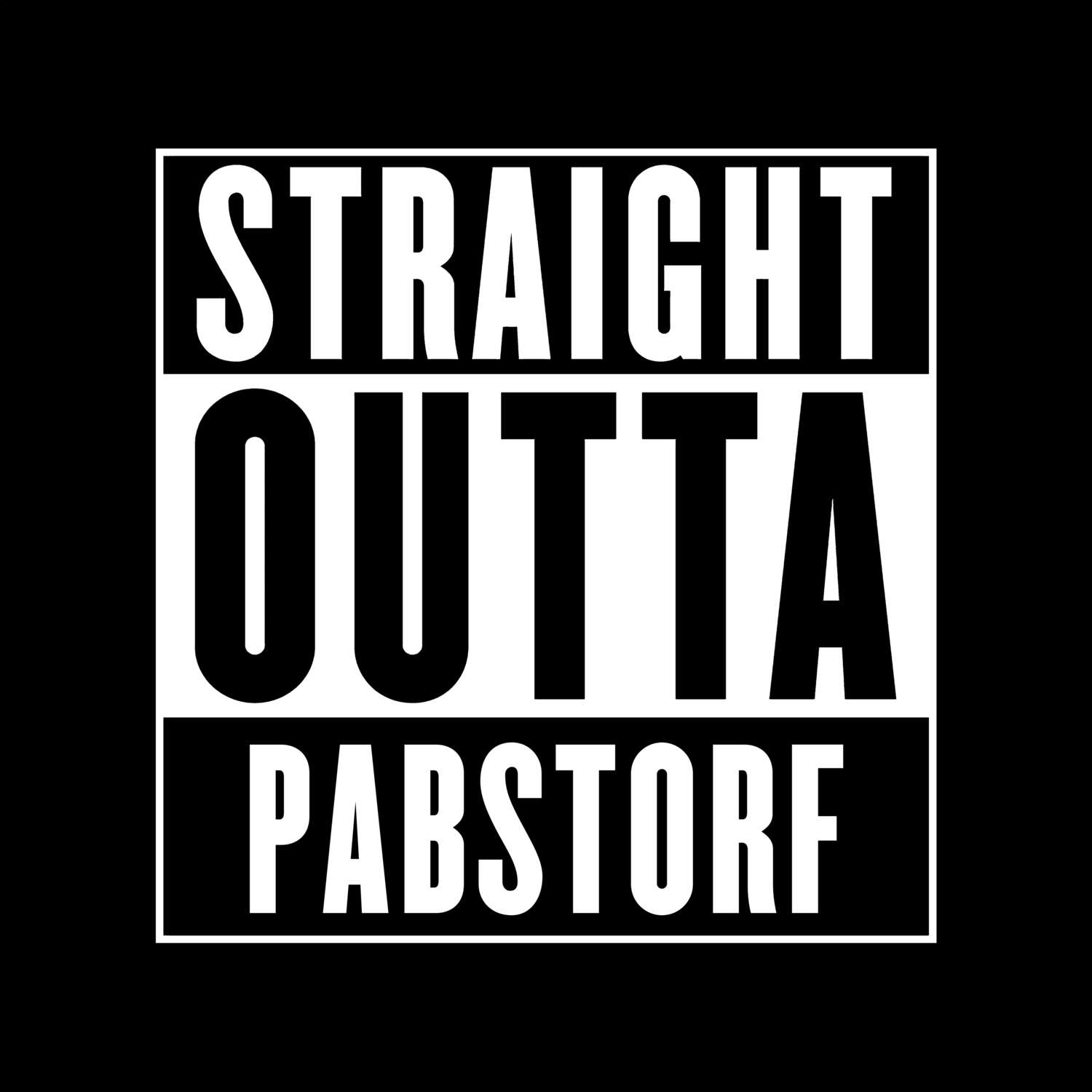 Pabstorf T-Shirt »Straight Outta«