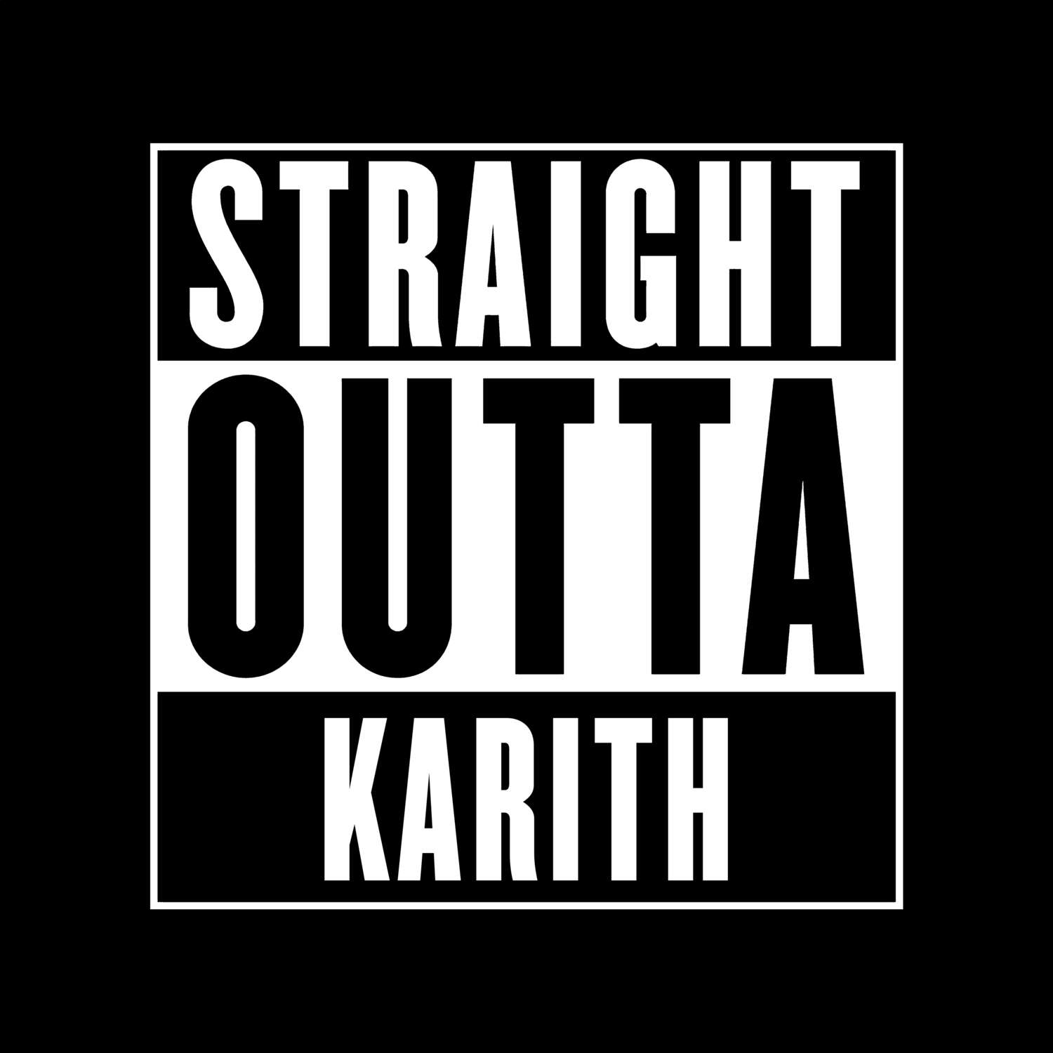 Karith T-Shirt »Straight Outta«