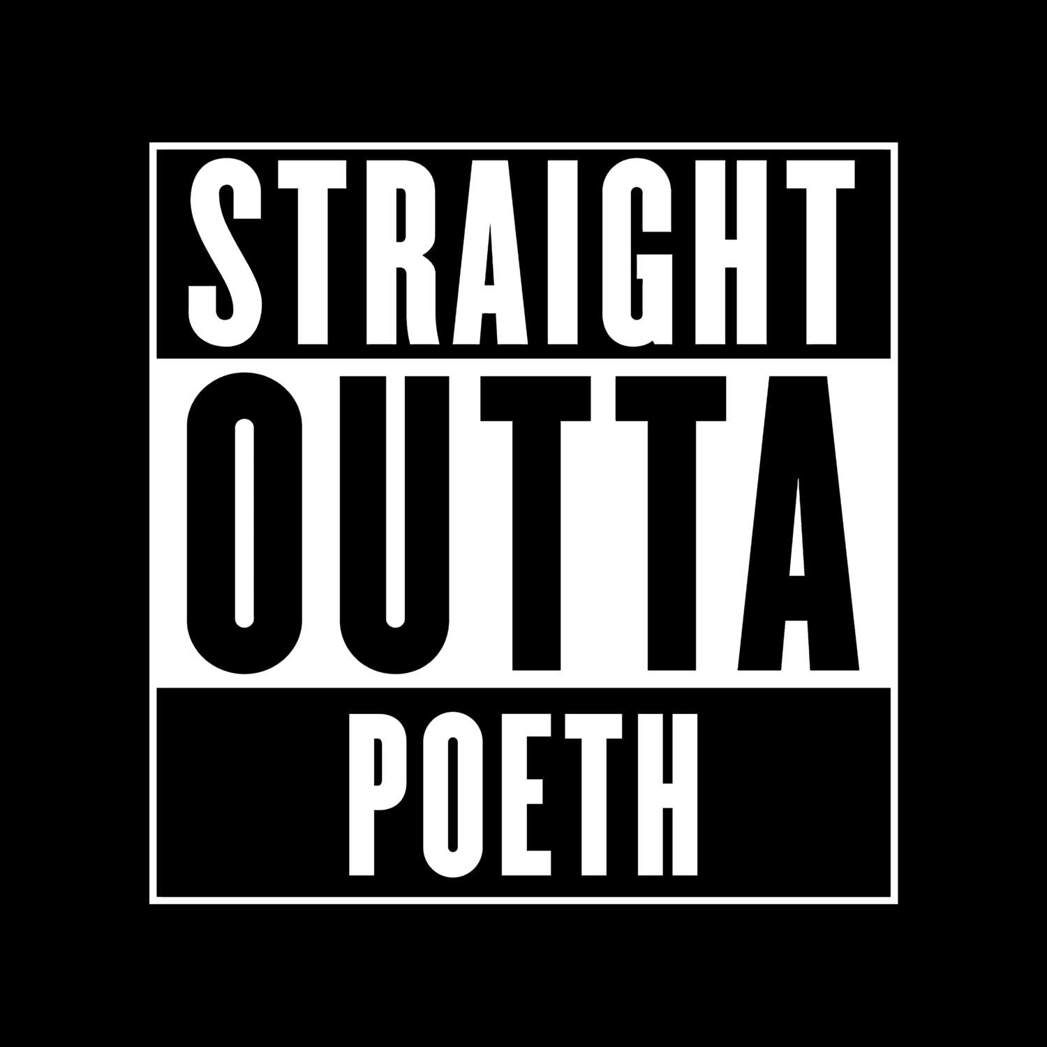 Poeth T-Shirt »Straight Outta«