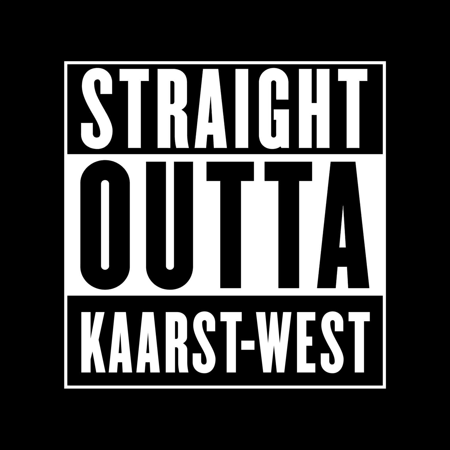 Kaarst-West T-Shirt »Straight Outta«