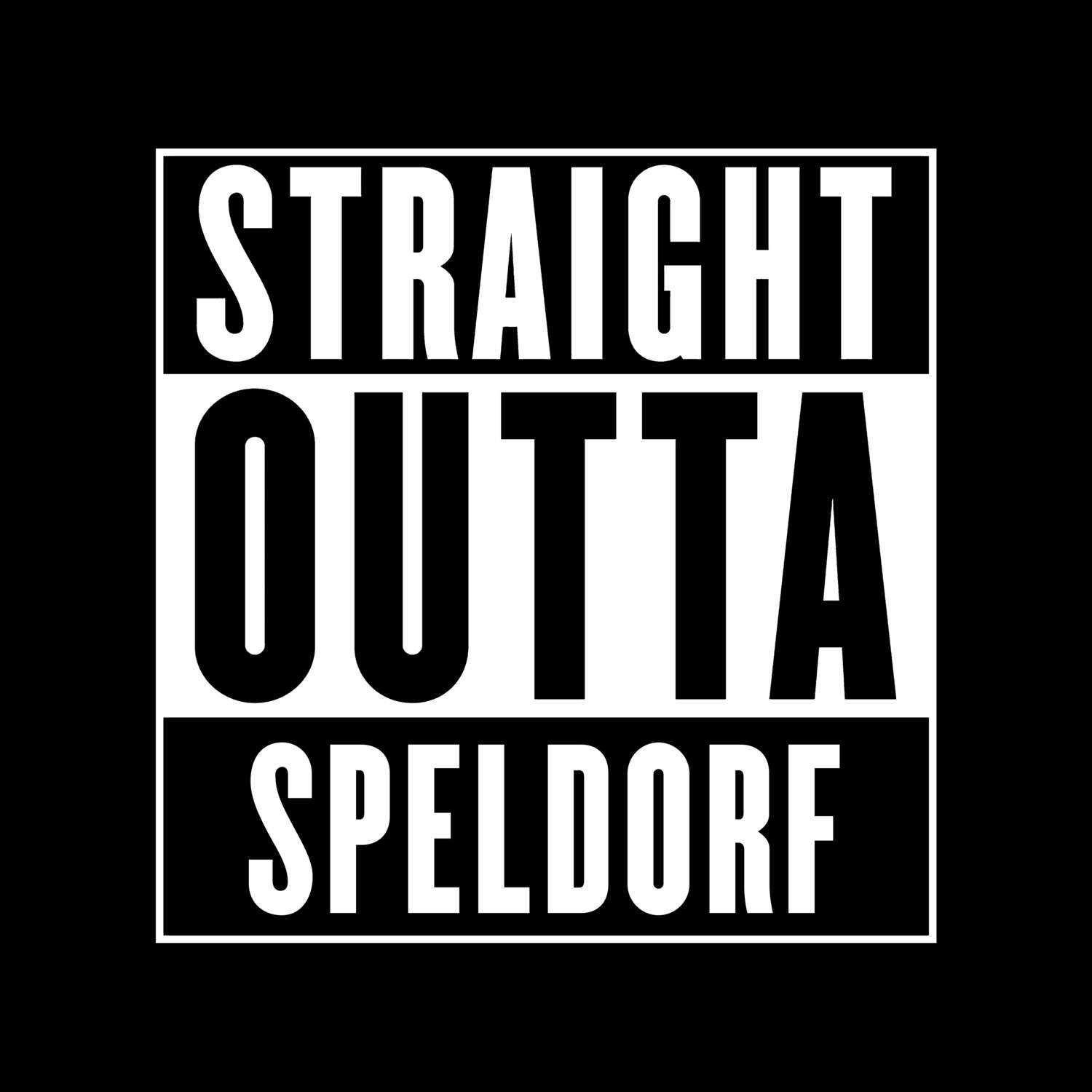 Speldorf T-Shirt »Straight Outta«