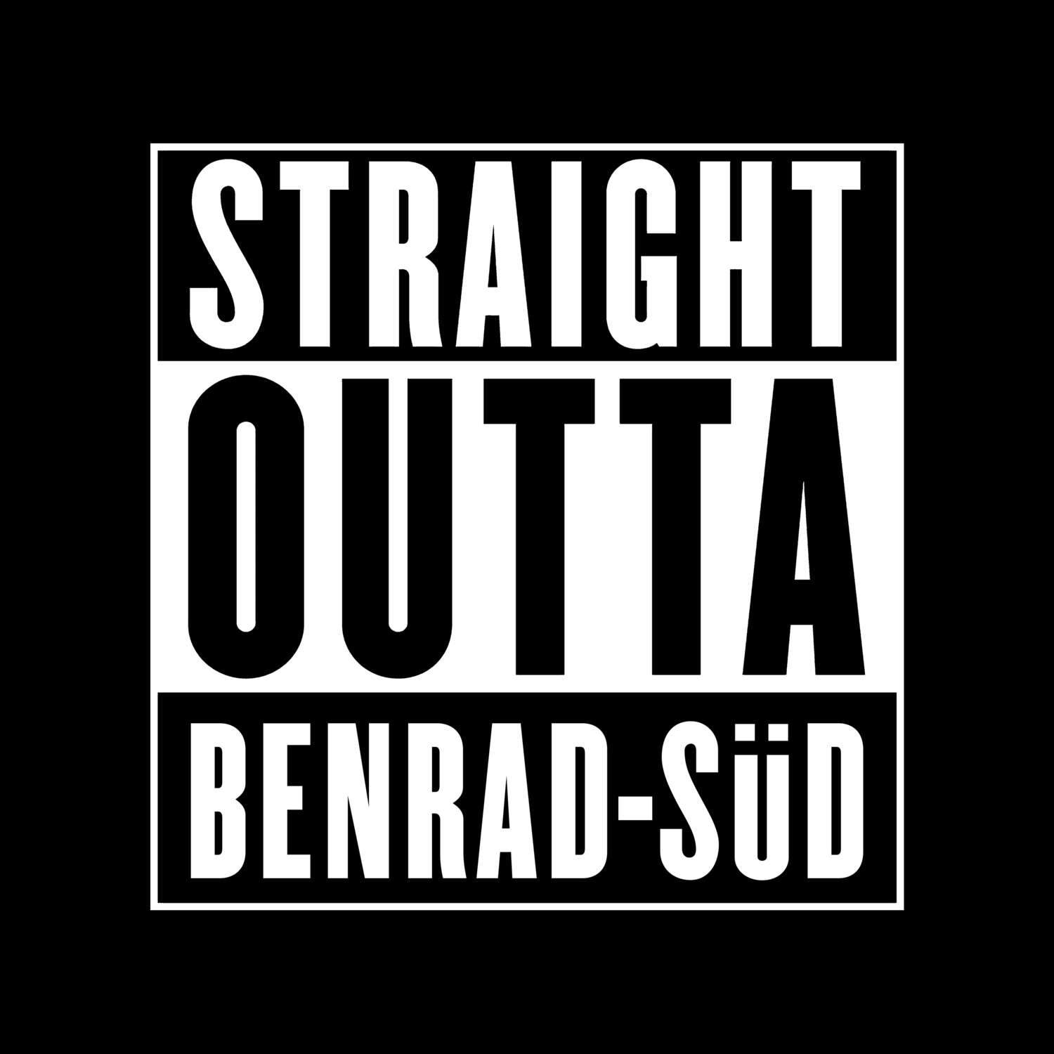 Benrad-Süd T-Shirt »Straight Outta«