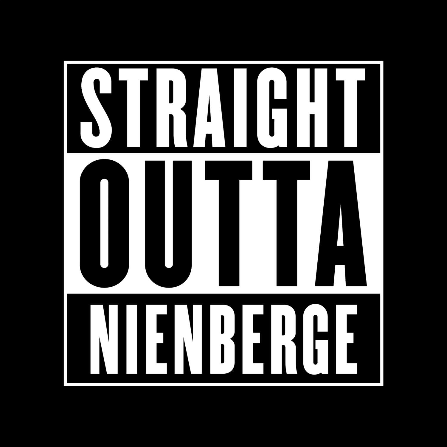 Nienberge T-Shirt »Straight Outta«