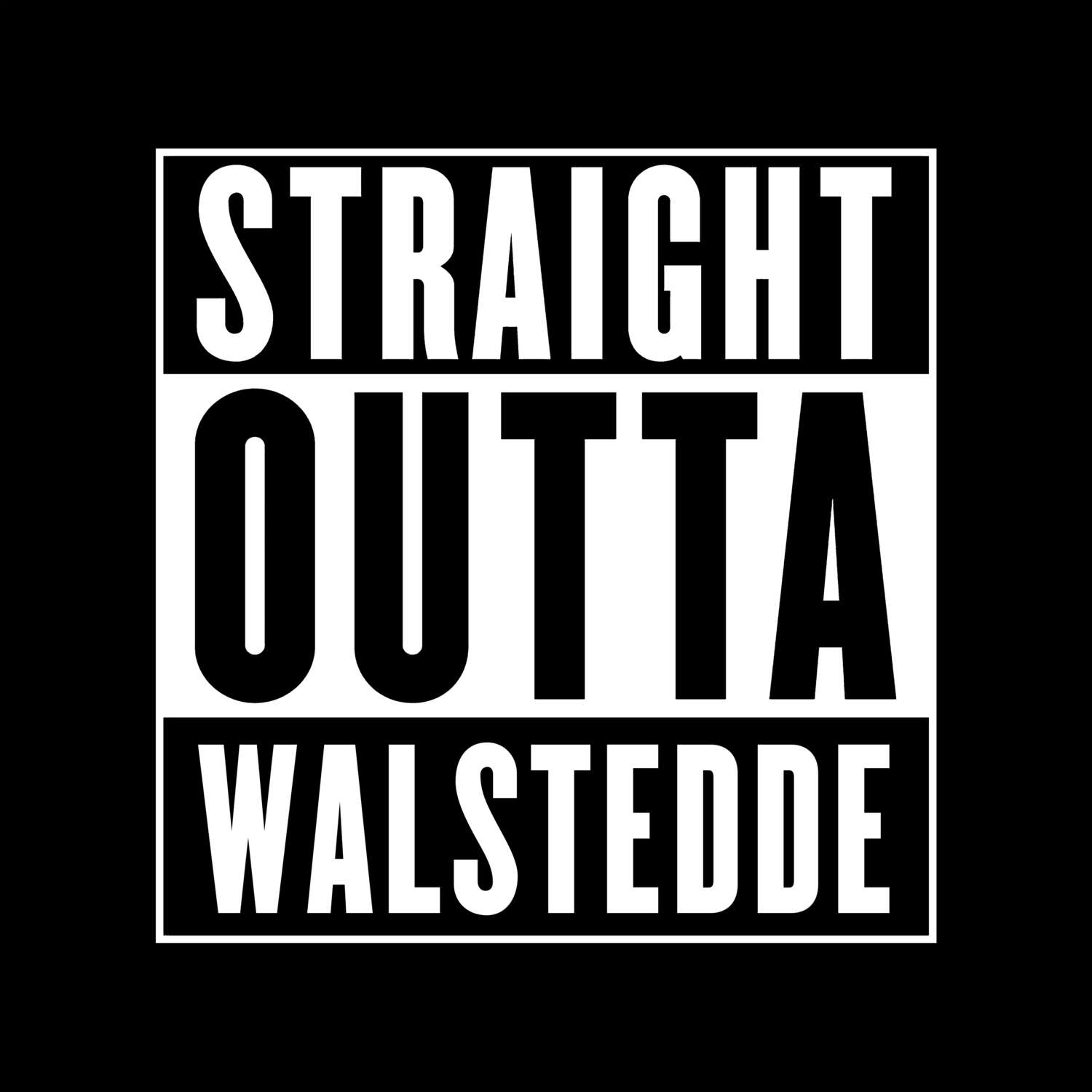 Walstedde T-Shirt »Straight Outta«