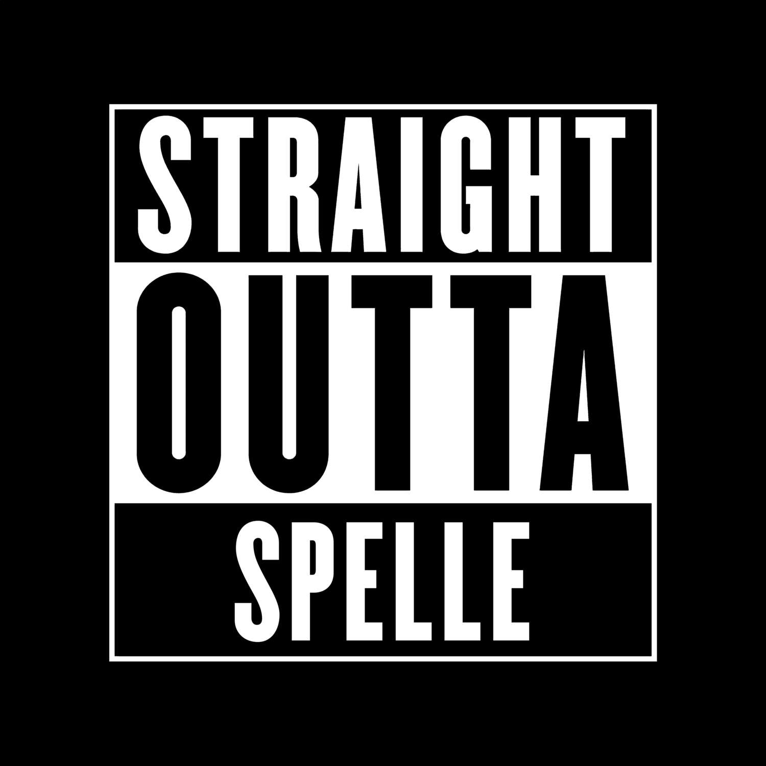 Spelle T-Shirt »Straight Outta«