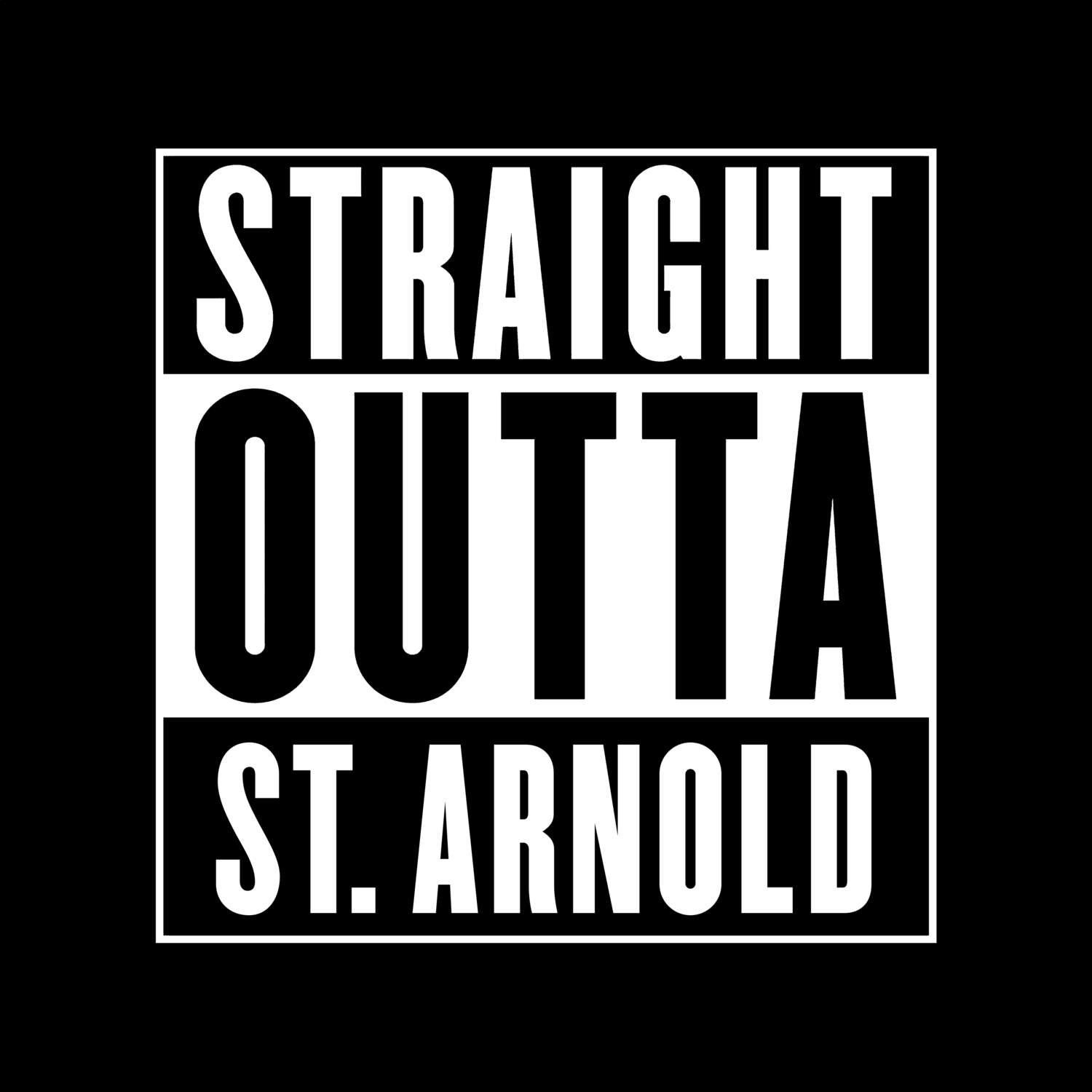 St. Arnold T-Shirt »Straight Outta«