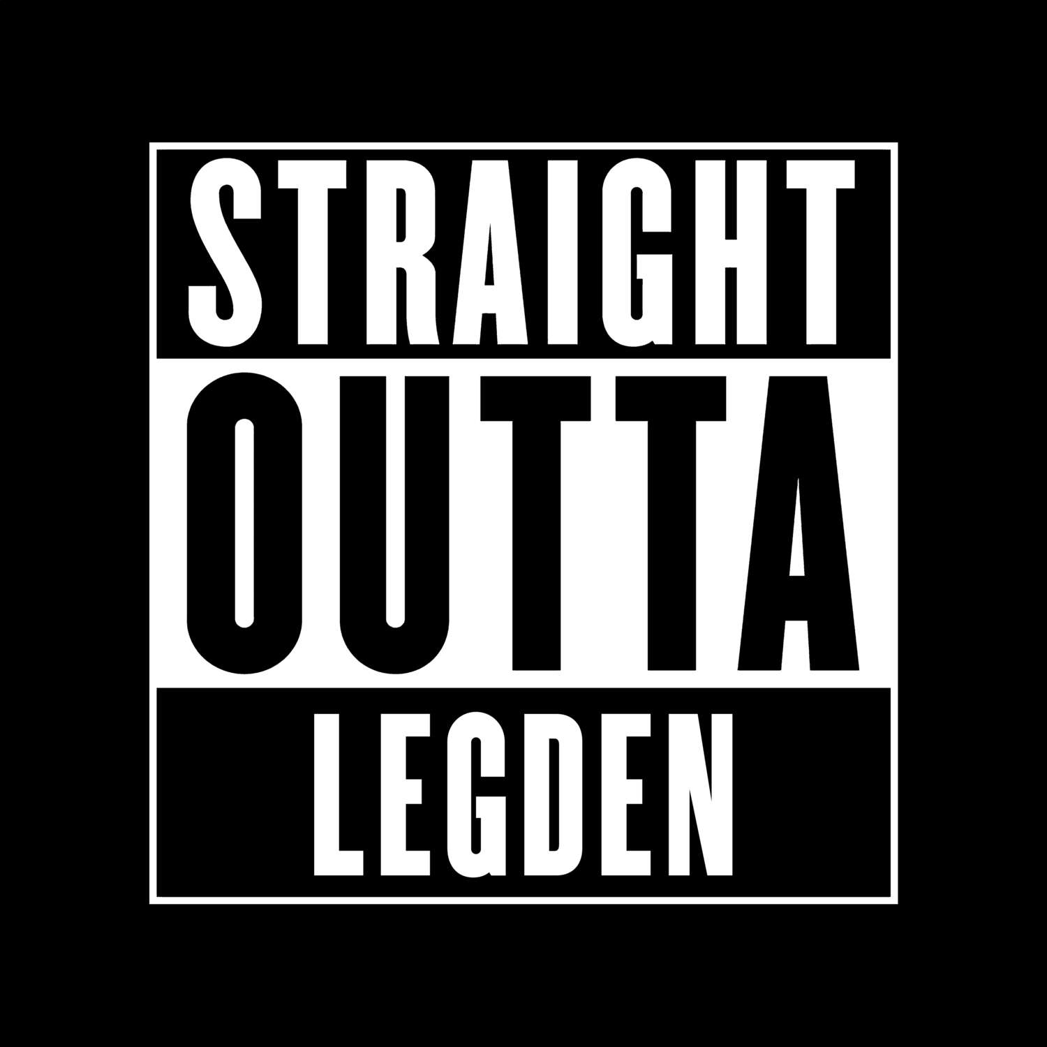 Legden T-Shirt »Straight Outta«