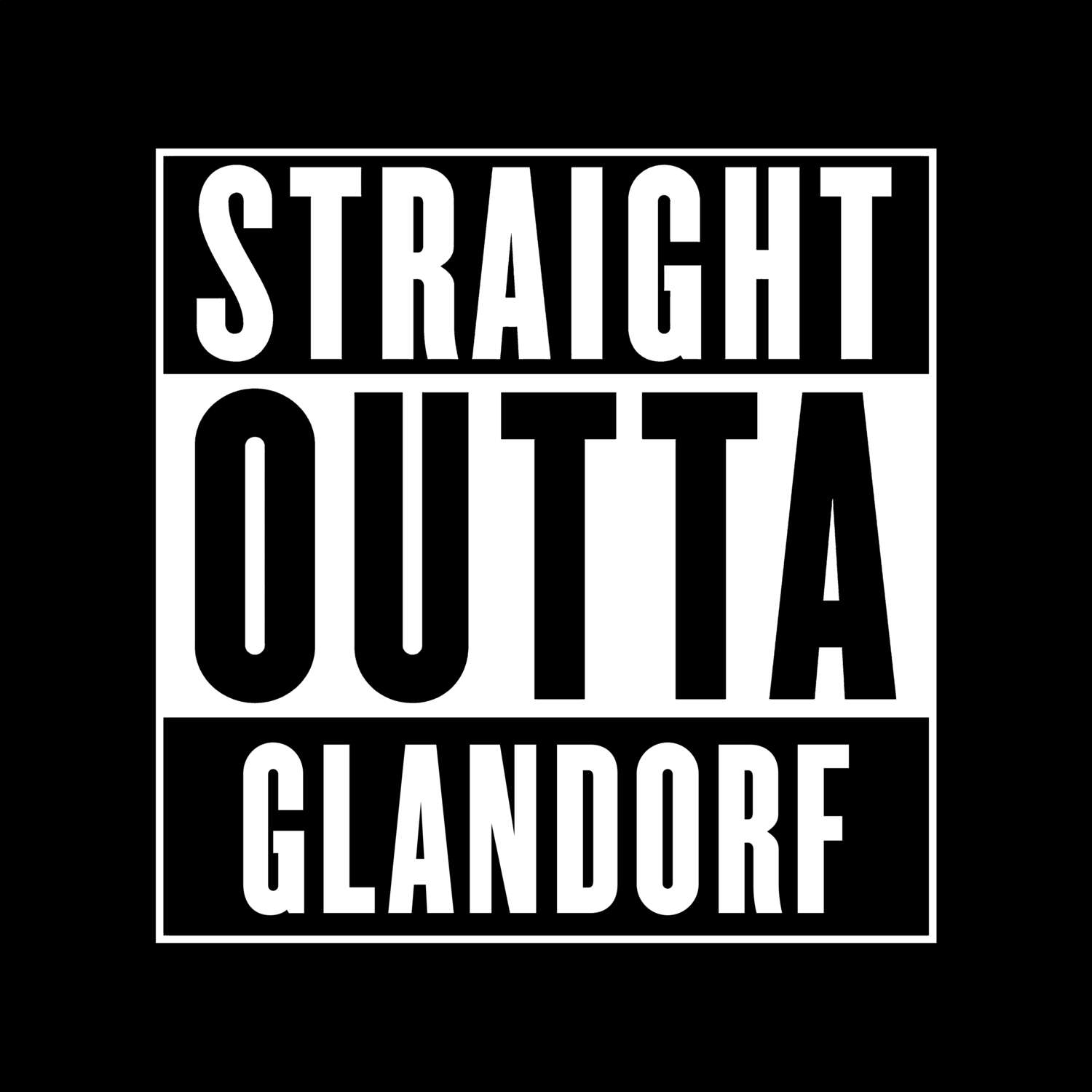 Glandorf T-Shirt »Straight Outta«