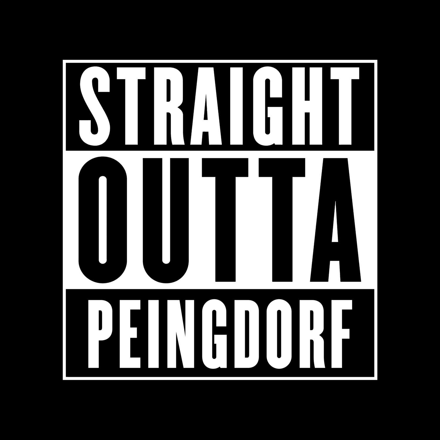 Peingdorf T-Shirt »Straight Outta«