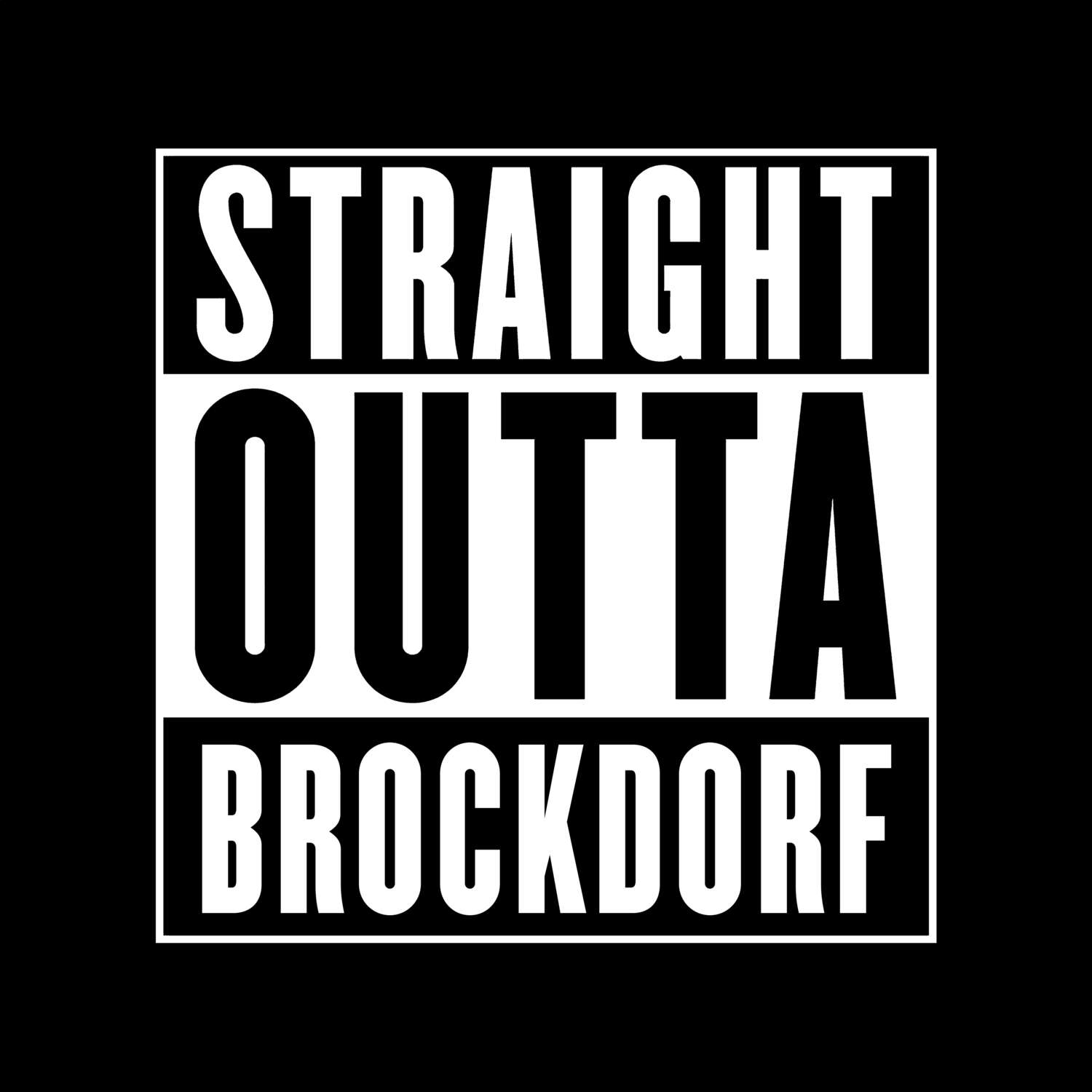 Brockdorf T-Shirt »Straight Outta«