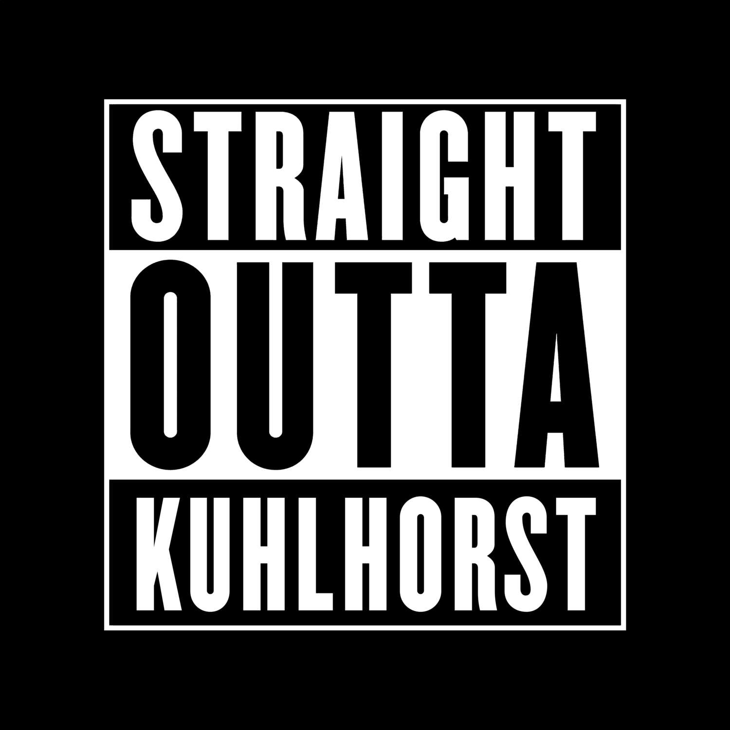 Kuhlhorst T-Shirt »Straight Outta«