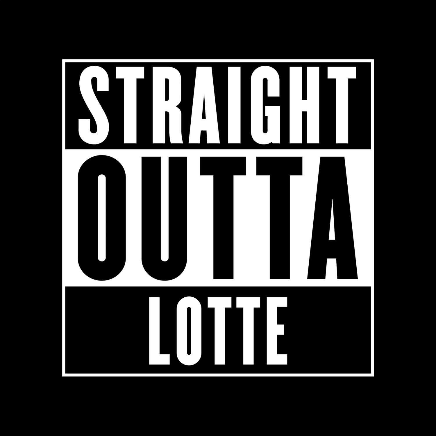 Lotte T-Shirt »Straight Outta«