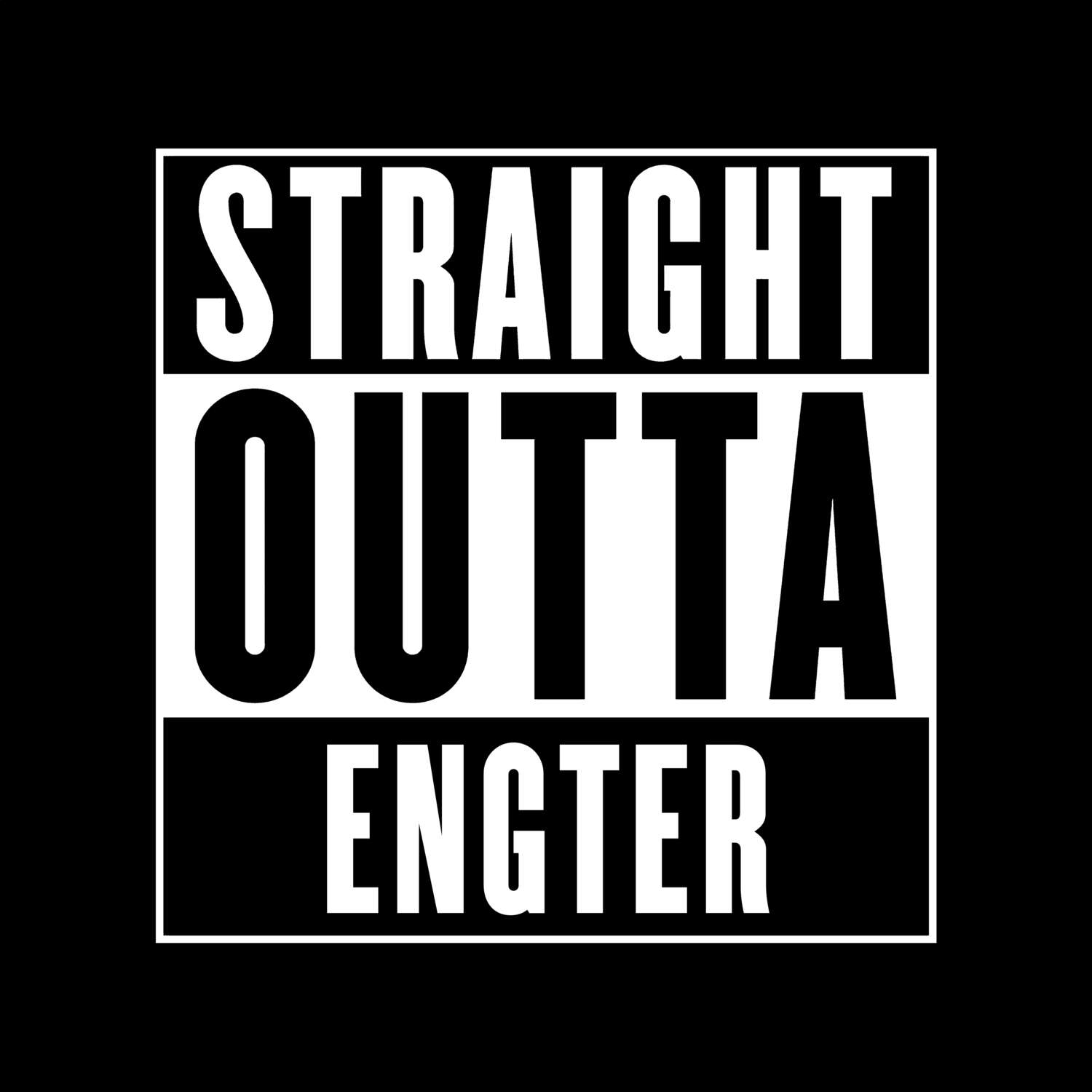 Engter T-Shirt »Straight Outta«