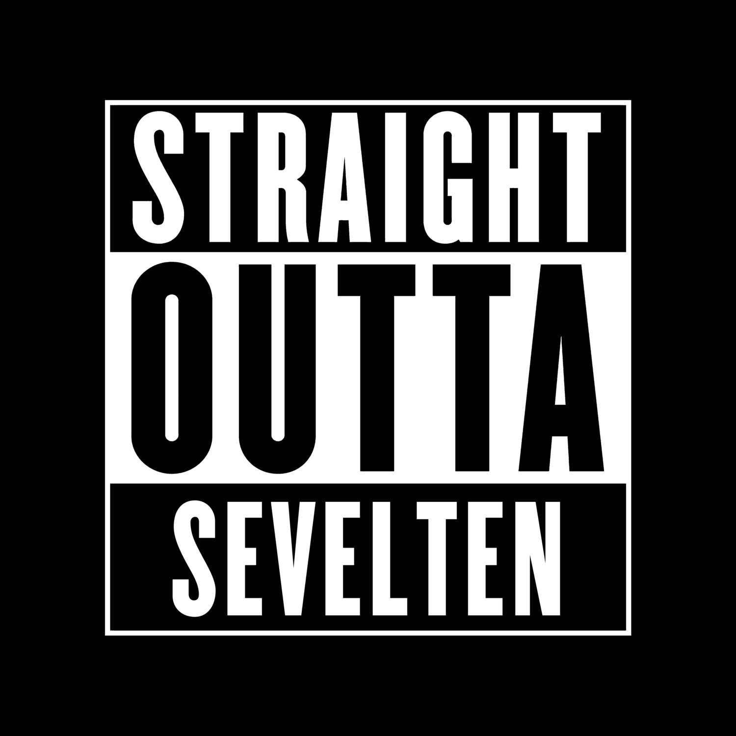 Sevelten T-Shirt »Straight Outta«