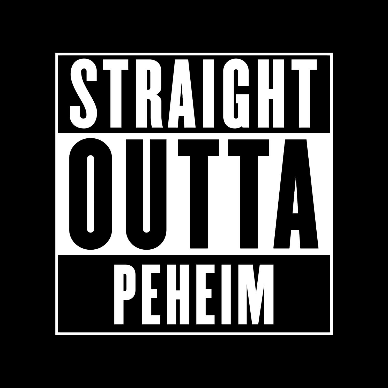 Peheim T-Shirt »Straight Outta«