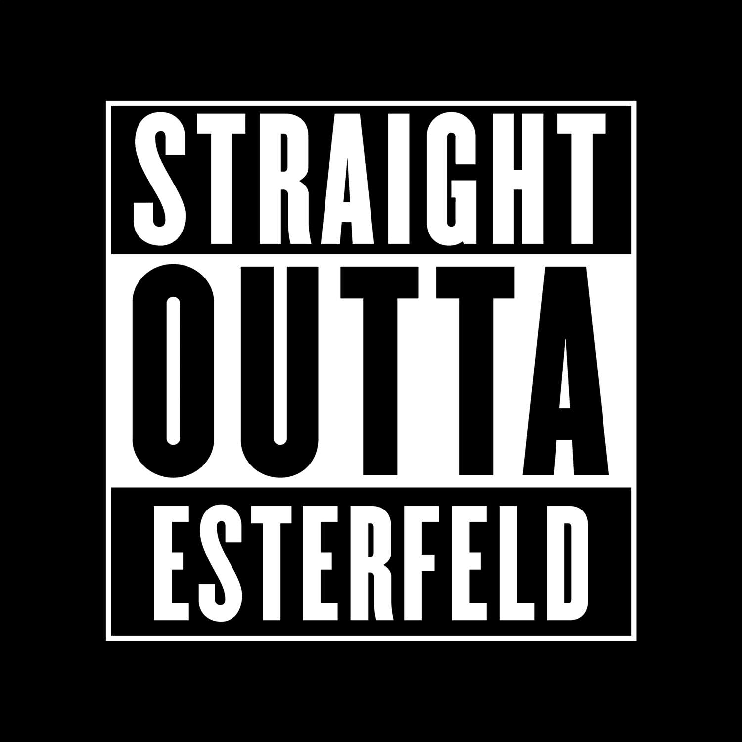 Esterfeld T-Shirt »Straight Outta«