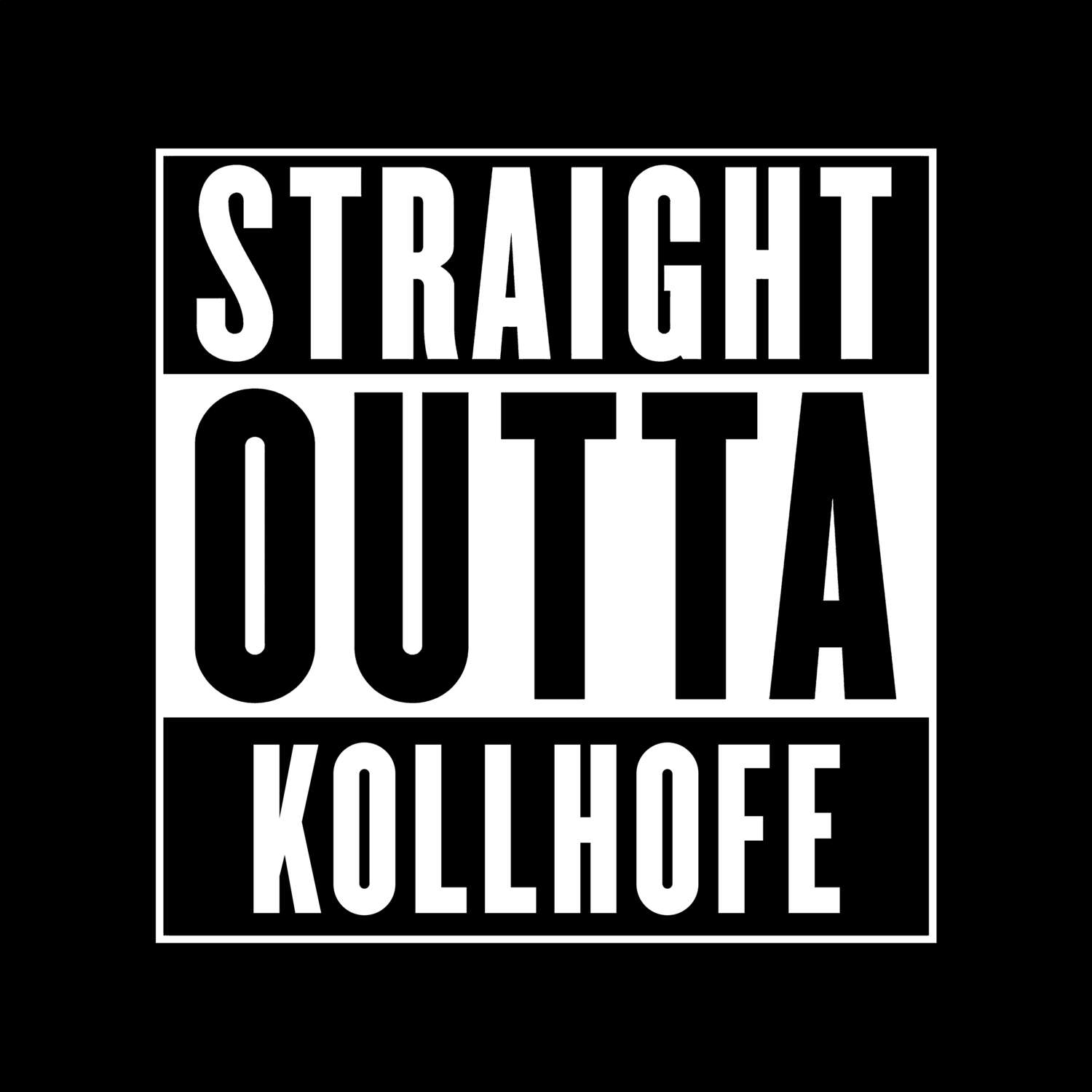 Kollhofe T-Shirt »Straight Outta«