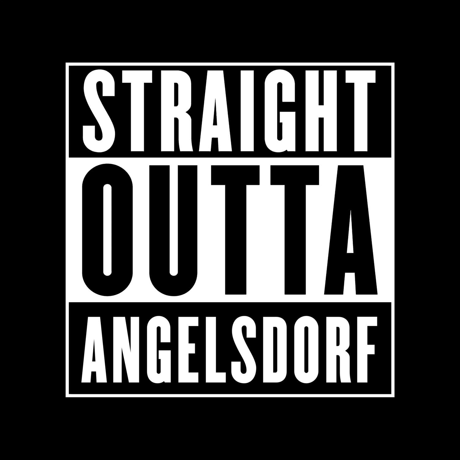 Angelsdorf T-Shirt »Straight Outta«
