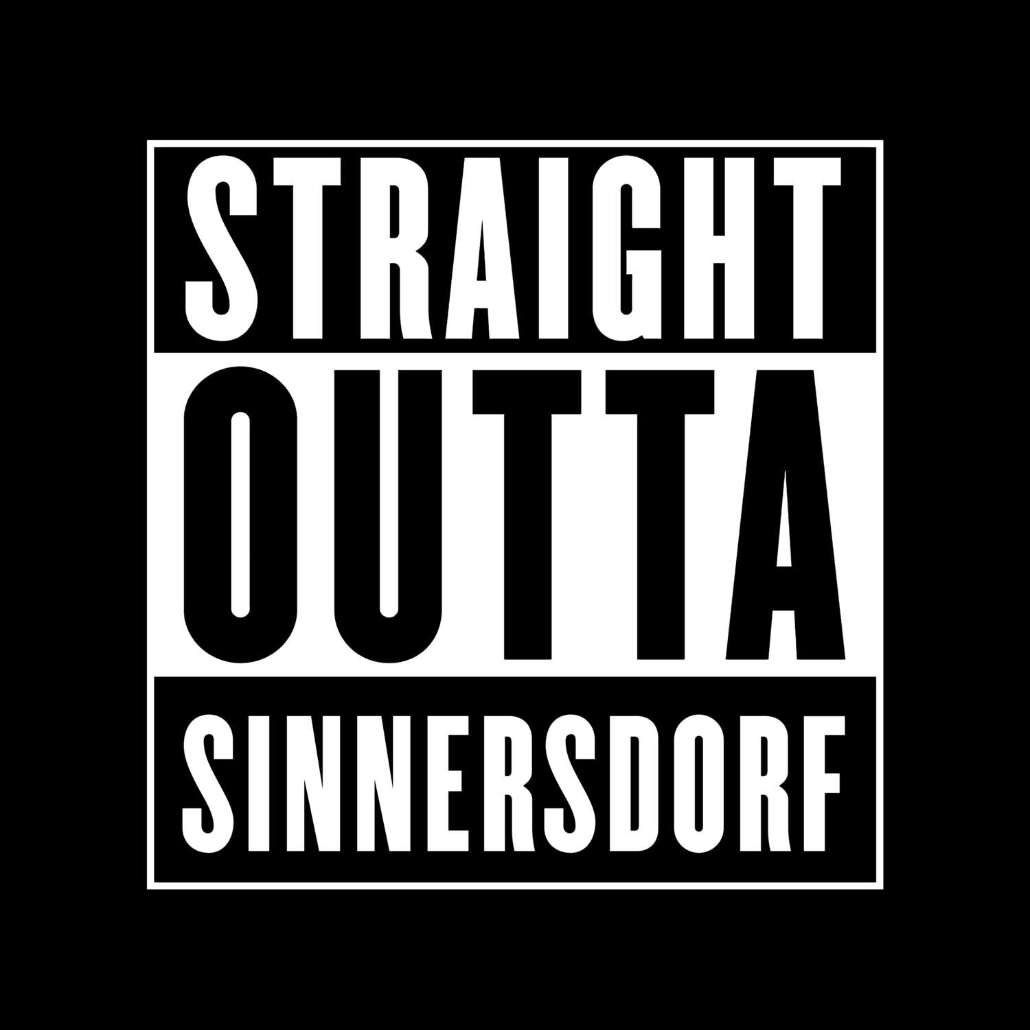 Sinnersdorf T-Shirt »Straight Outta«