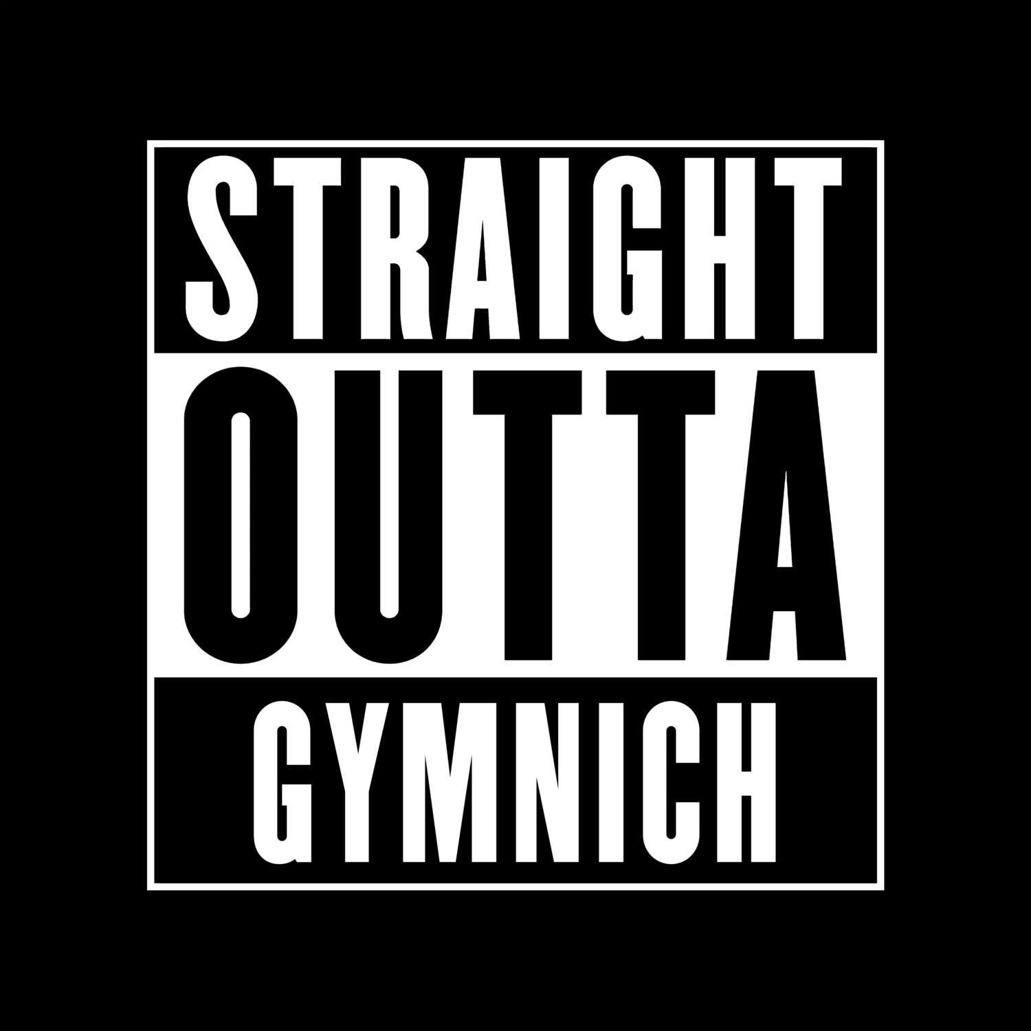 Gymnich T-Shirt »Straight Outta«