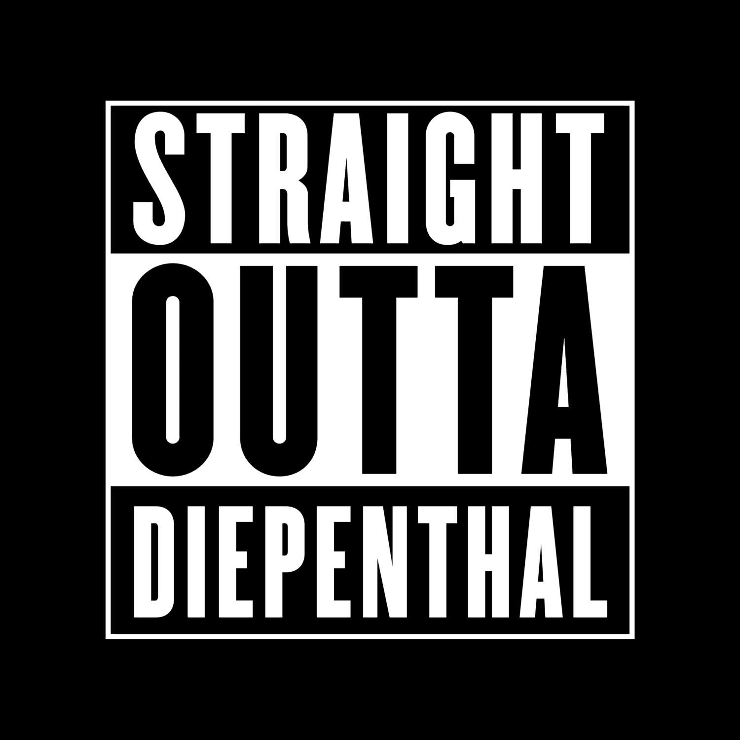 Diepenthal T-Shirt »Straight Outta«