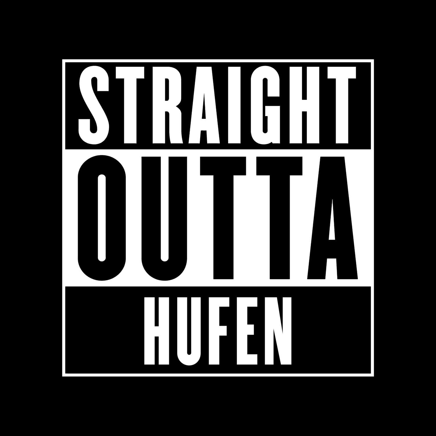 Hufen T-Shirt »Straight Outta«