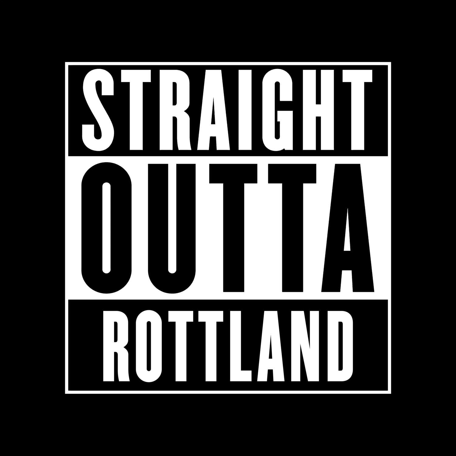 Rottland T-Shirt »Straight Outta«