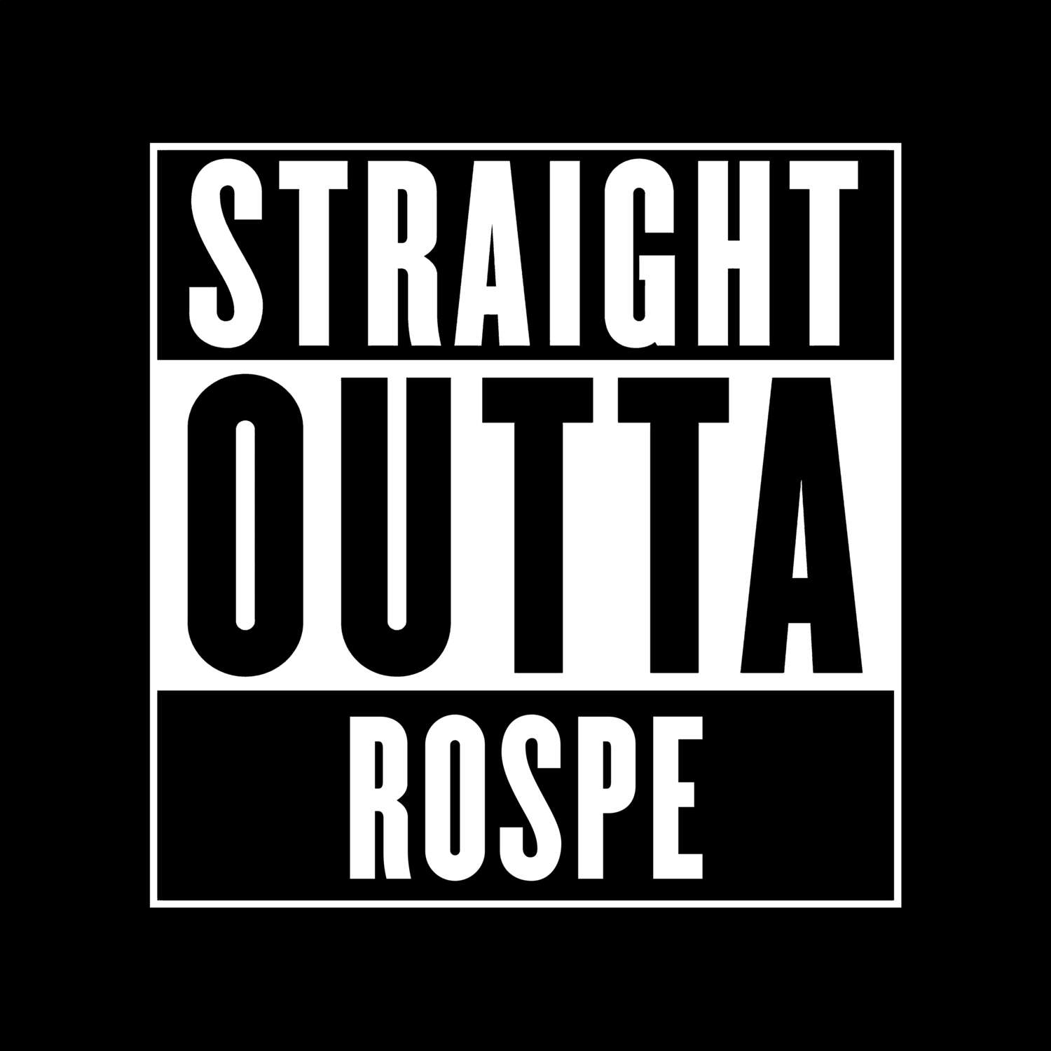 Rospe T-Shirt »Straight Outta«