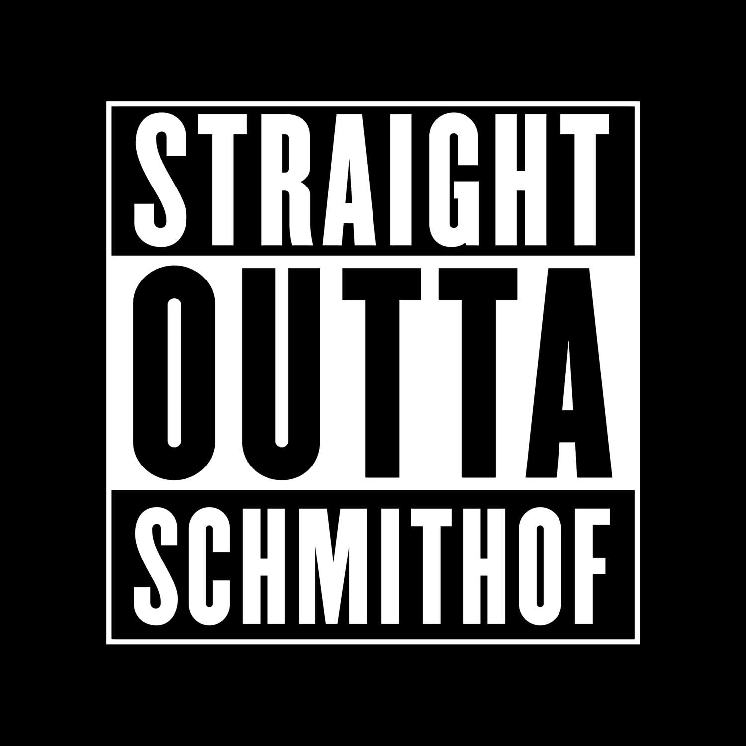 Schmithof T-Shirt »Straight Outta«