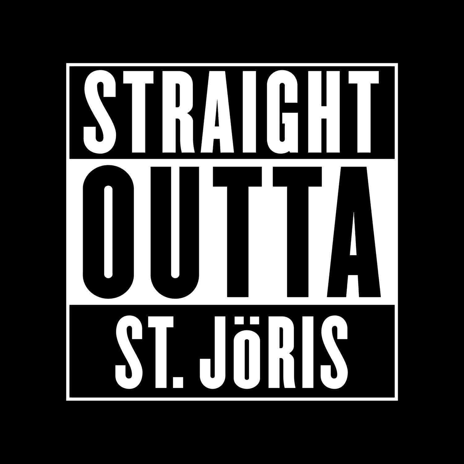 St. Jöris T-Shirt »Straight Outta«