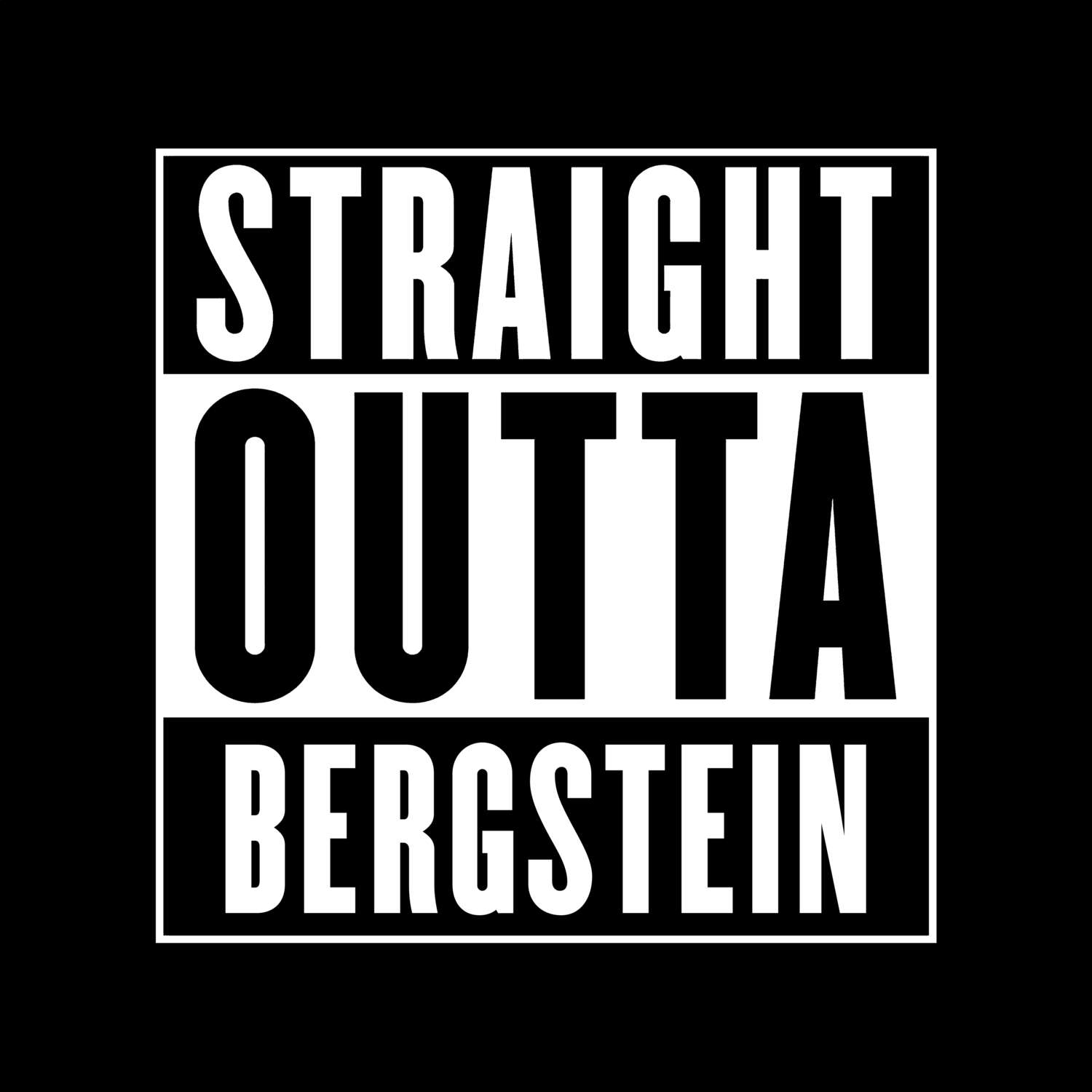 Bergstein T-Shirt »Straight Outta«