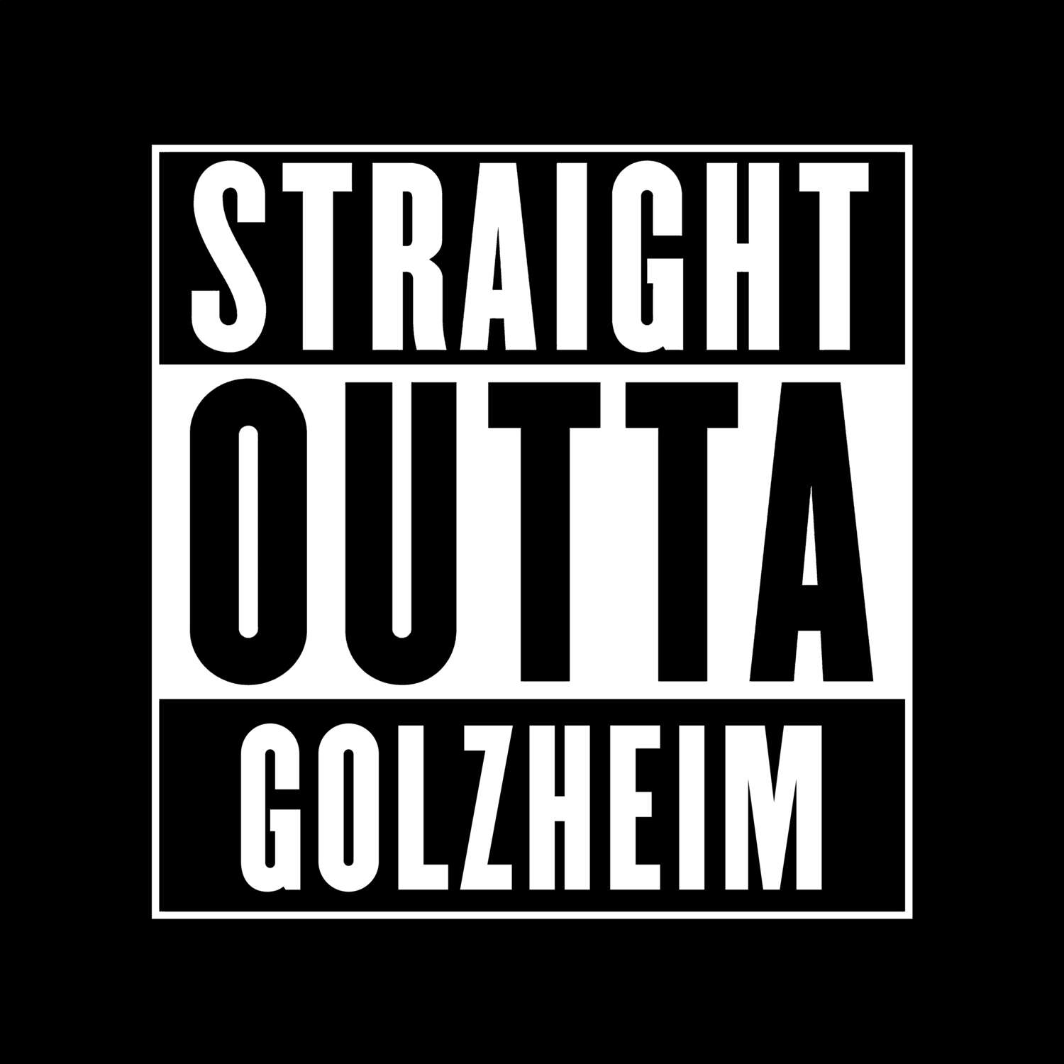 Golzheim T-Shirt »Straight Outta«