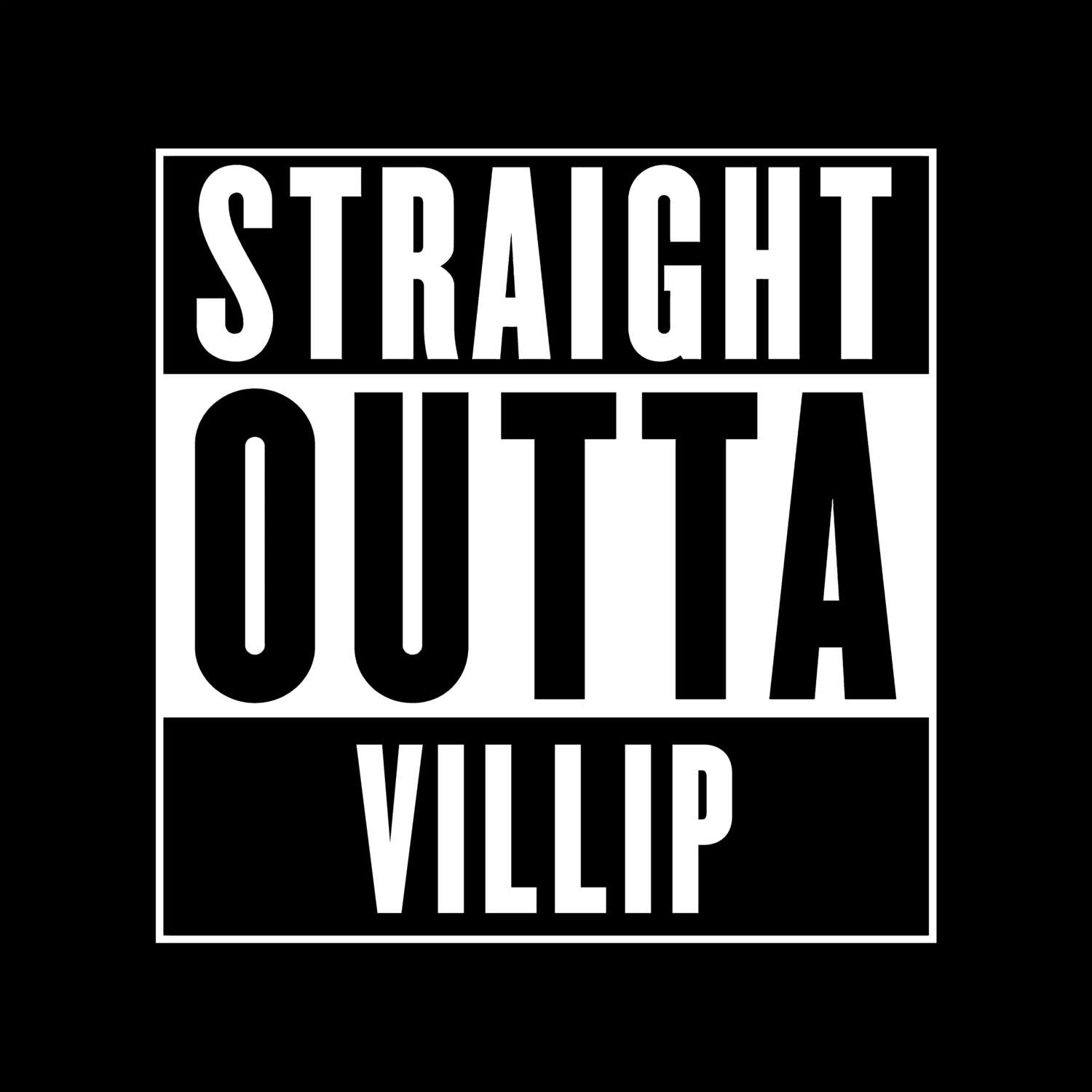 Villip T-Shirt »Straight Outta«