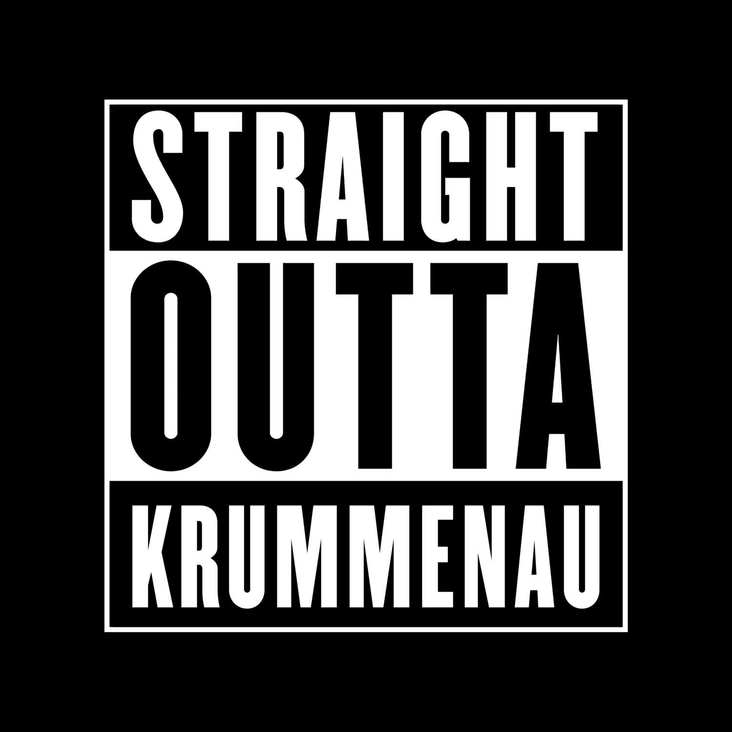 Krummenau T-Shirt »Straight Outta«