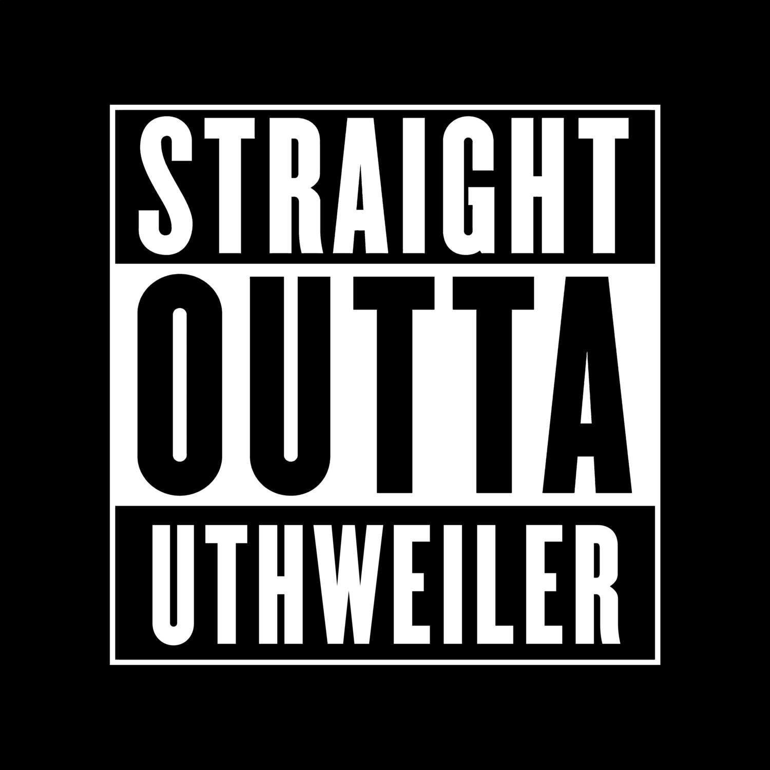 Uthweiler T-Shirt »Straight Outta«